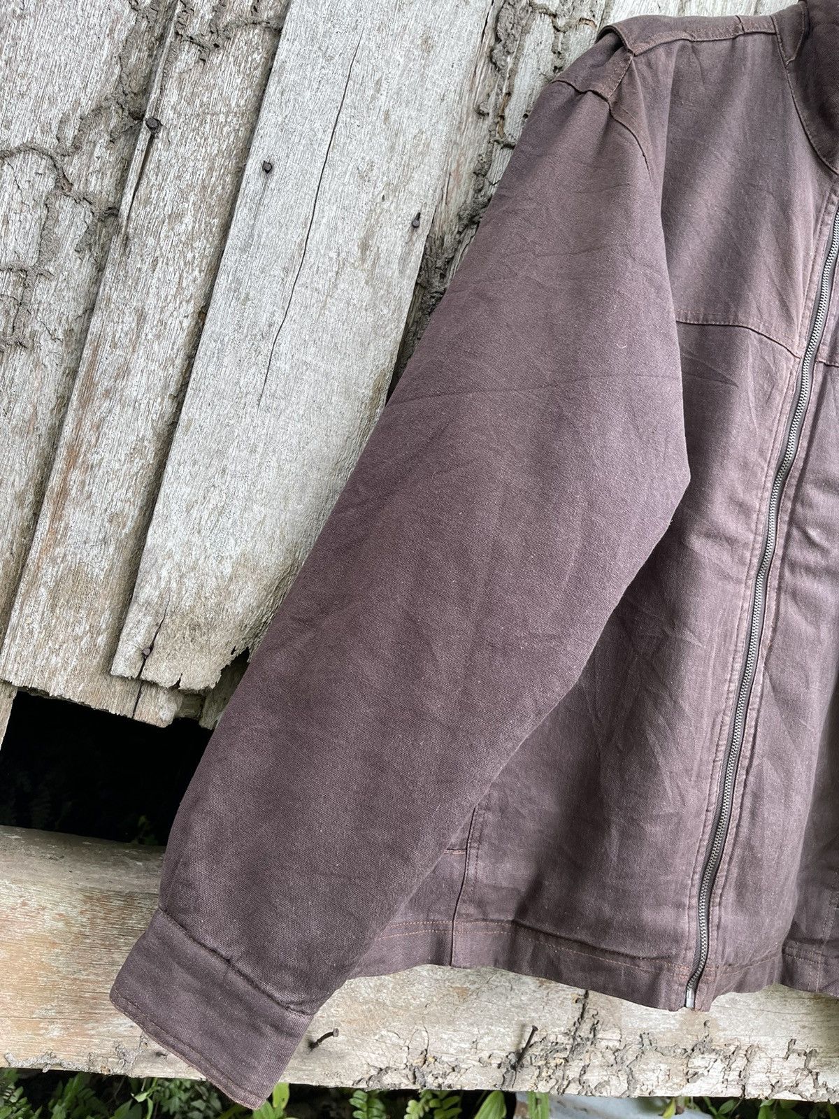 KAVU × Vintage KAVU Canvas Work Jacket – Heavyweight Outdoor Zip Jacket Size US L / EU 52-54 / 3 - 3 Thumbnail
