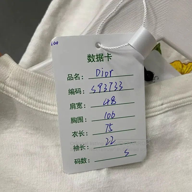 Other Dior Summer White Cotton Short Sleeve T-shirt . Size US S / EU 44-46 / 1 - 8 Thumbnail