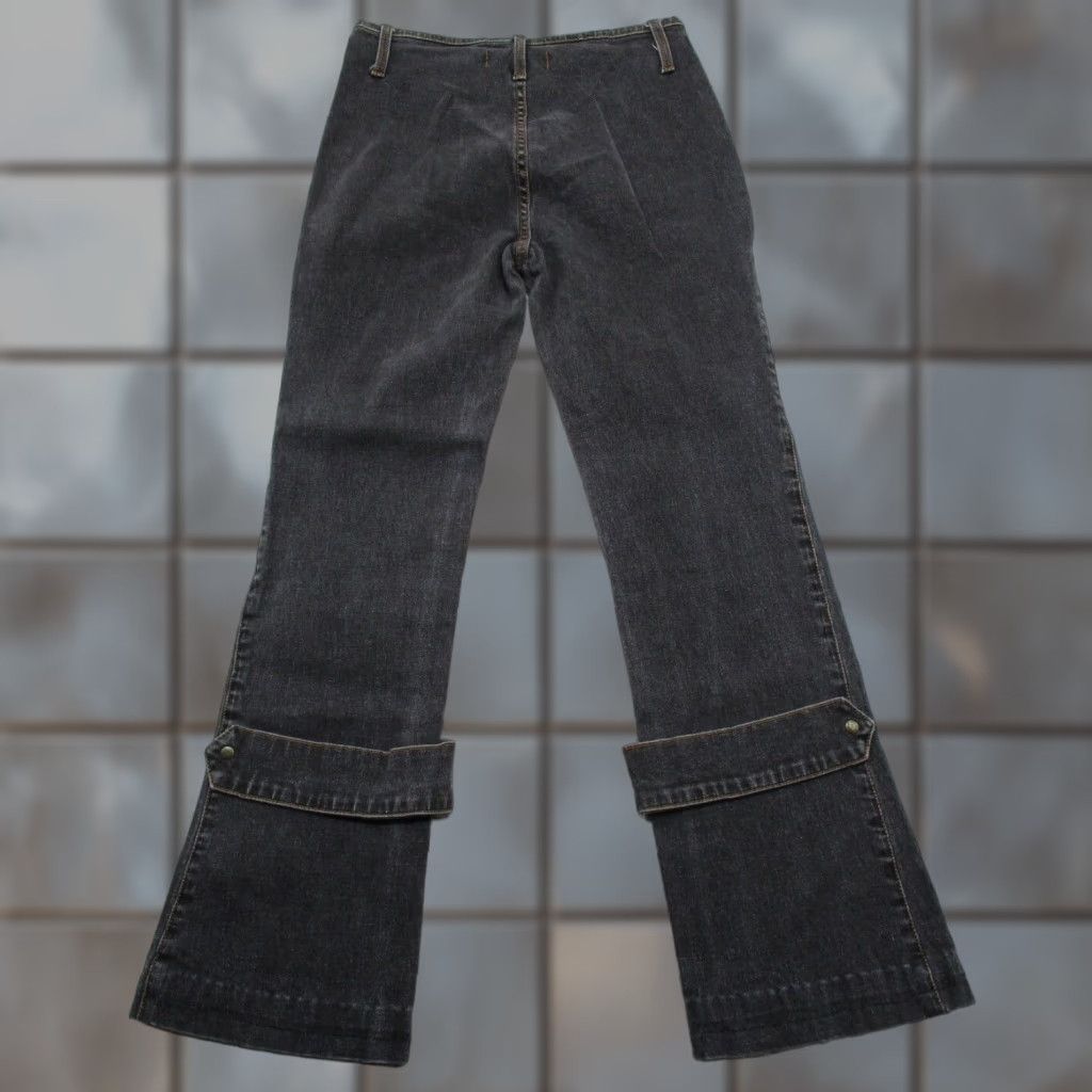 Vintage VINTAGE Thalia Sodi Jeans 6 Womens Denim Pants Stretch No Pockets Regular 27in Inseam Black 80s 90s Grunge Retro Logo USA Women Size 28" / US 6 / IT 42 - 1 Thumbnail