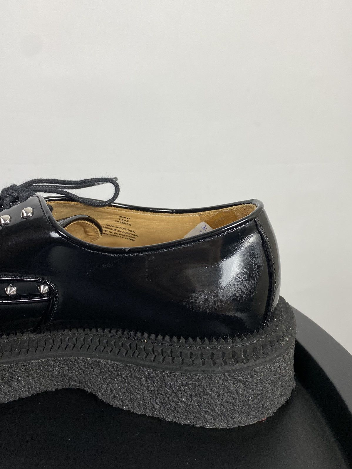 H&M GIAMBATTISTA VALLI x H&M Black Creeper Shoes Loafers Size US 8.5 / EU 41-42 - 16 Thumbnail