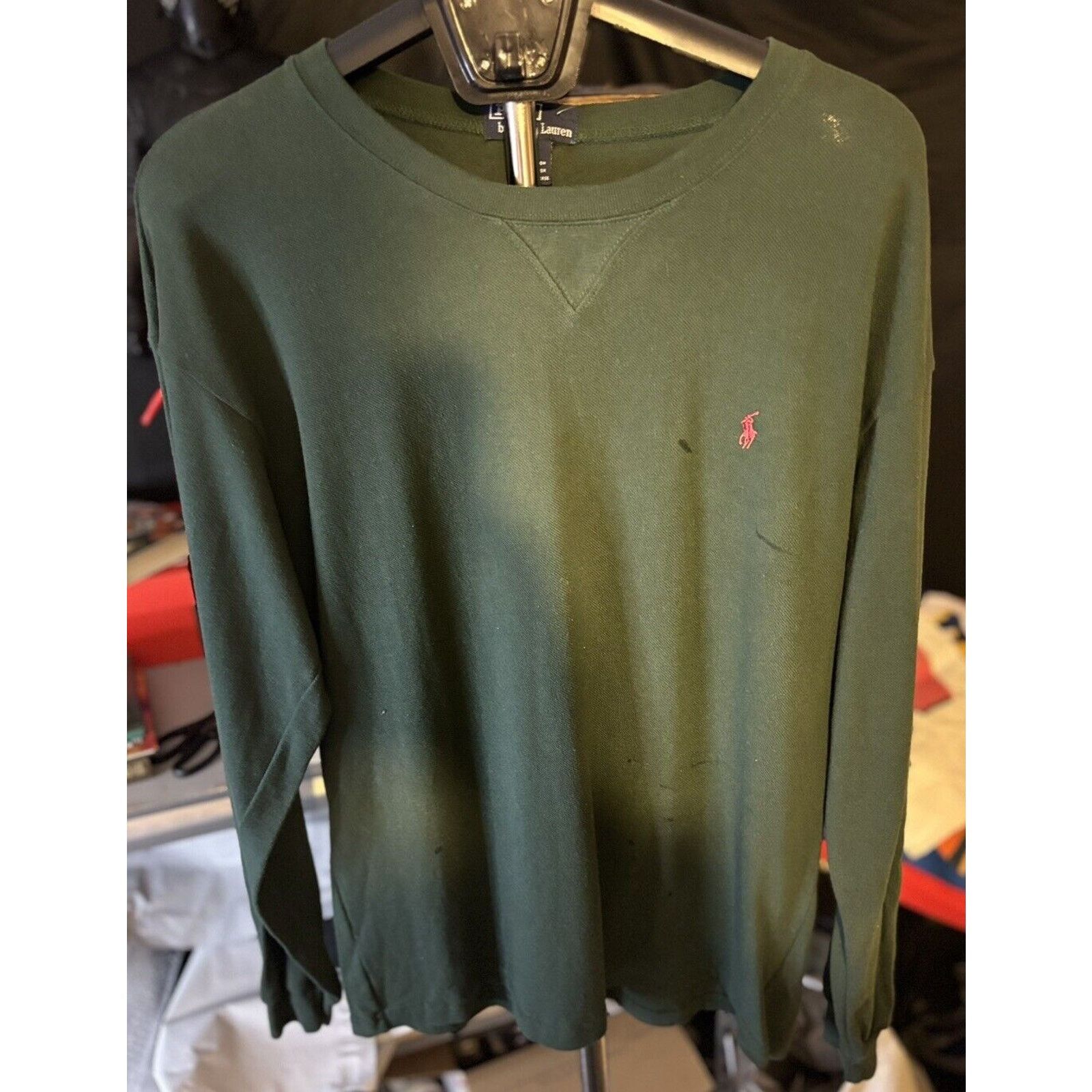 Polo Ralph Lauren Vintage NOS Ralph Lauren Sport Green Sweatshirt Sz Large Size US L / EU 52-54 / 3 - 1 Thumbnail