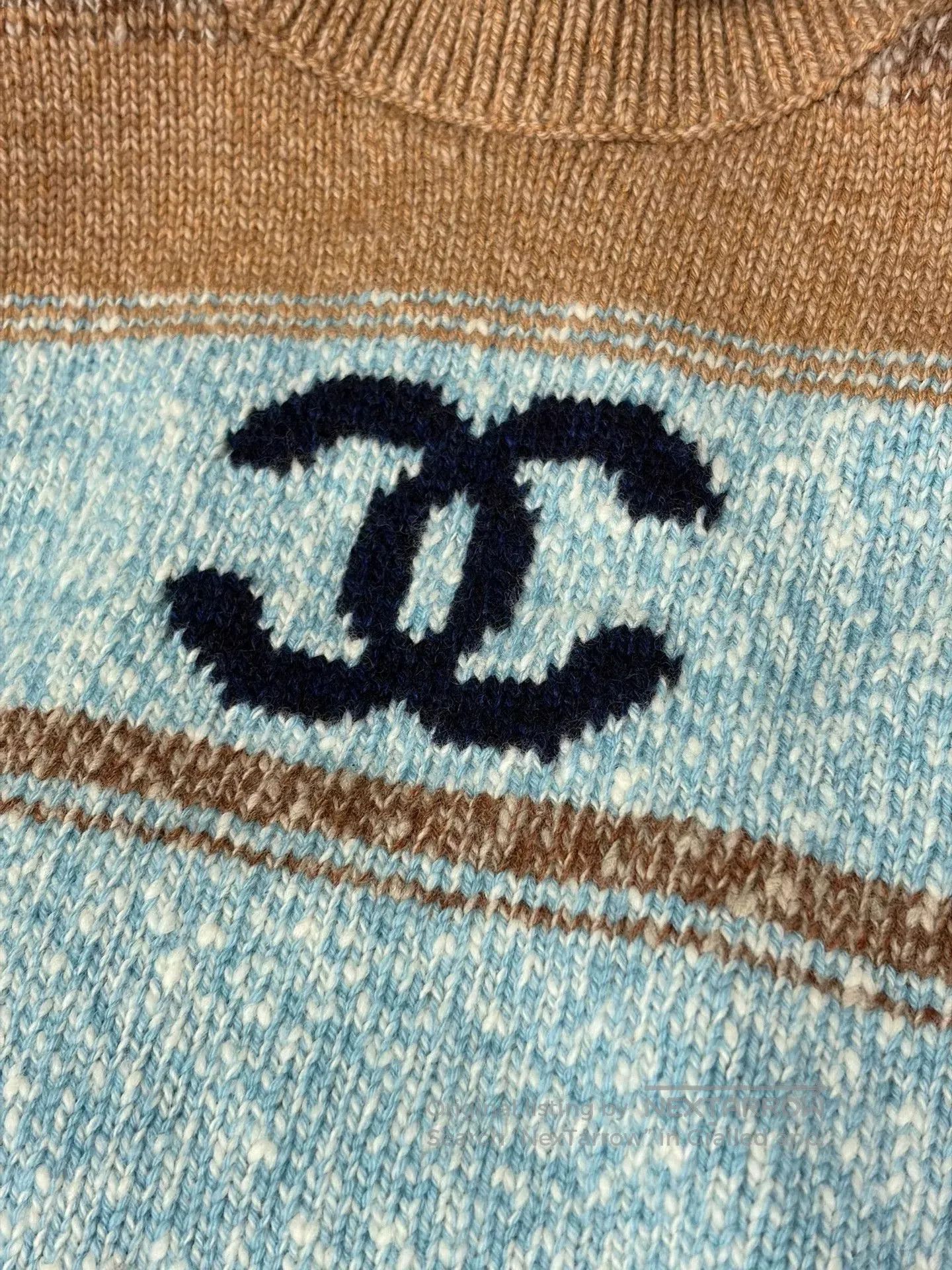 Chanel Chanel 24N Ski Card Striped Sweater. Size US XS / EU 42 / 0 - 4 Thumbnail