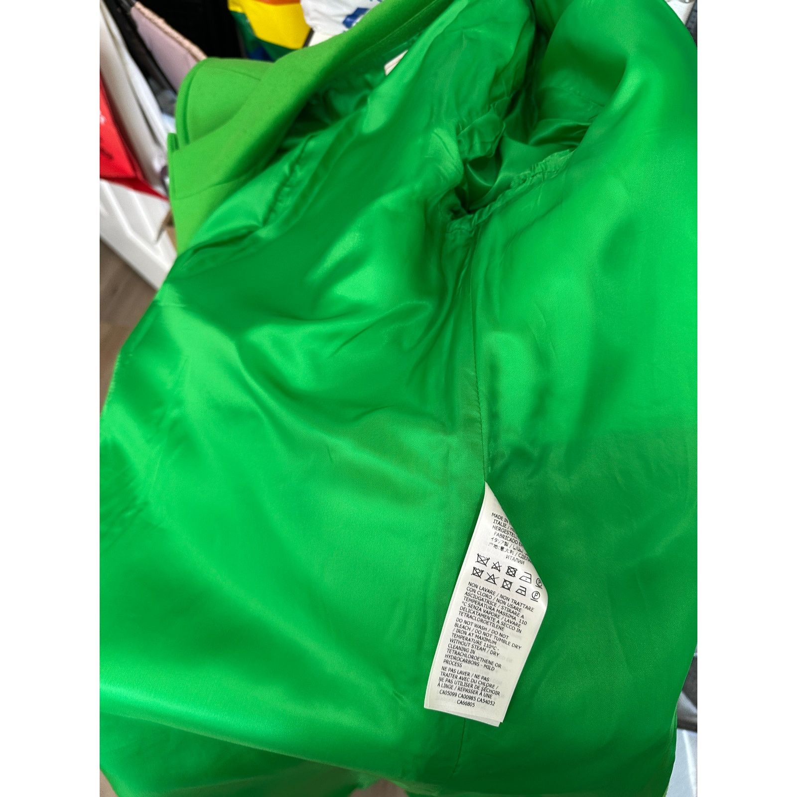 Alexander McQueen Alexander McQueen Lime Green Fitted Wool Coat Made in Italy Size M / US 6-8 / IT 42-44 - 8 Thumbnail