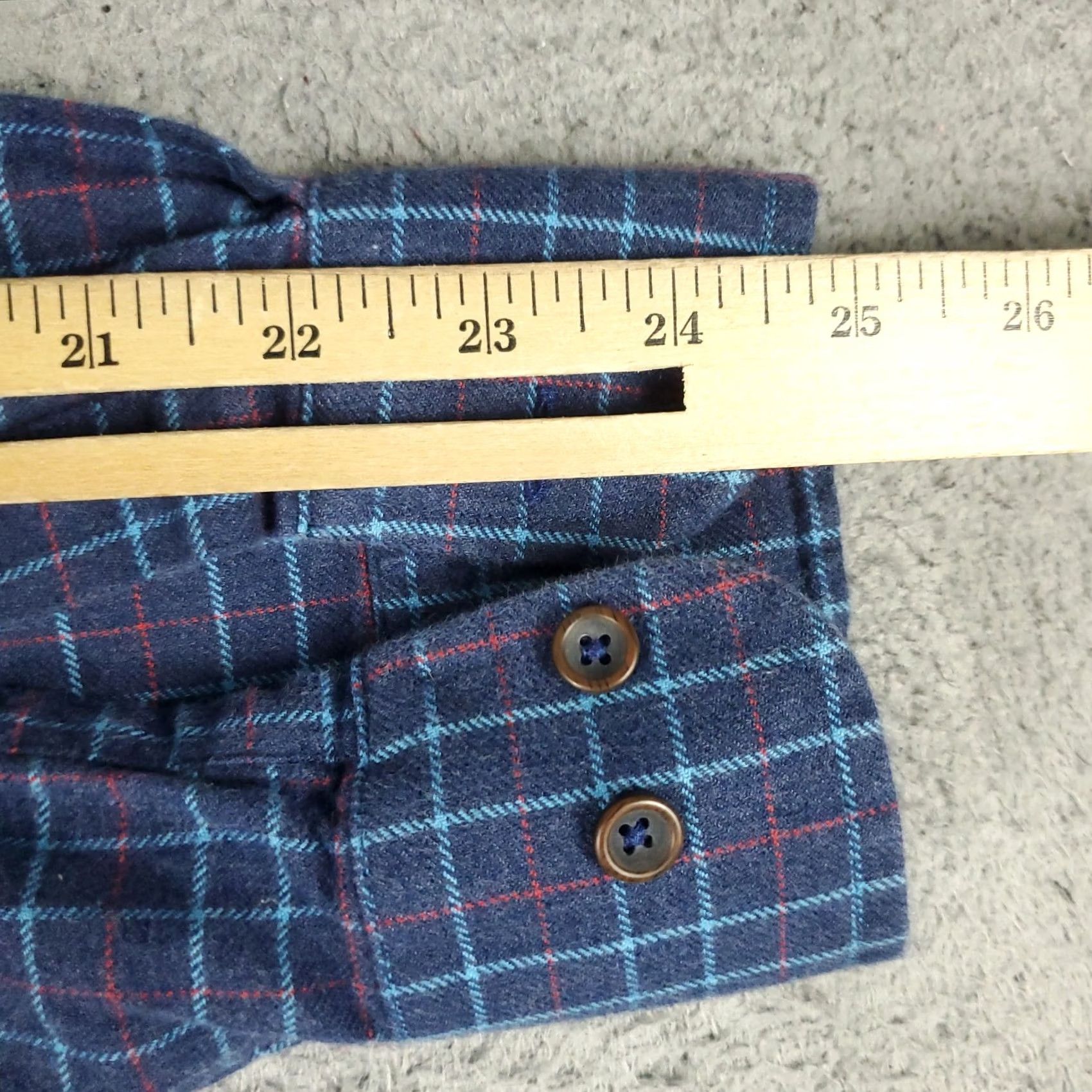 UNTUCKit UNTUCKit Shirt Mens XL Blue Check Flannel Button Up Long Sleeve Size US XL / EU 56 / 4 - 6 Thumbnail