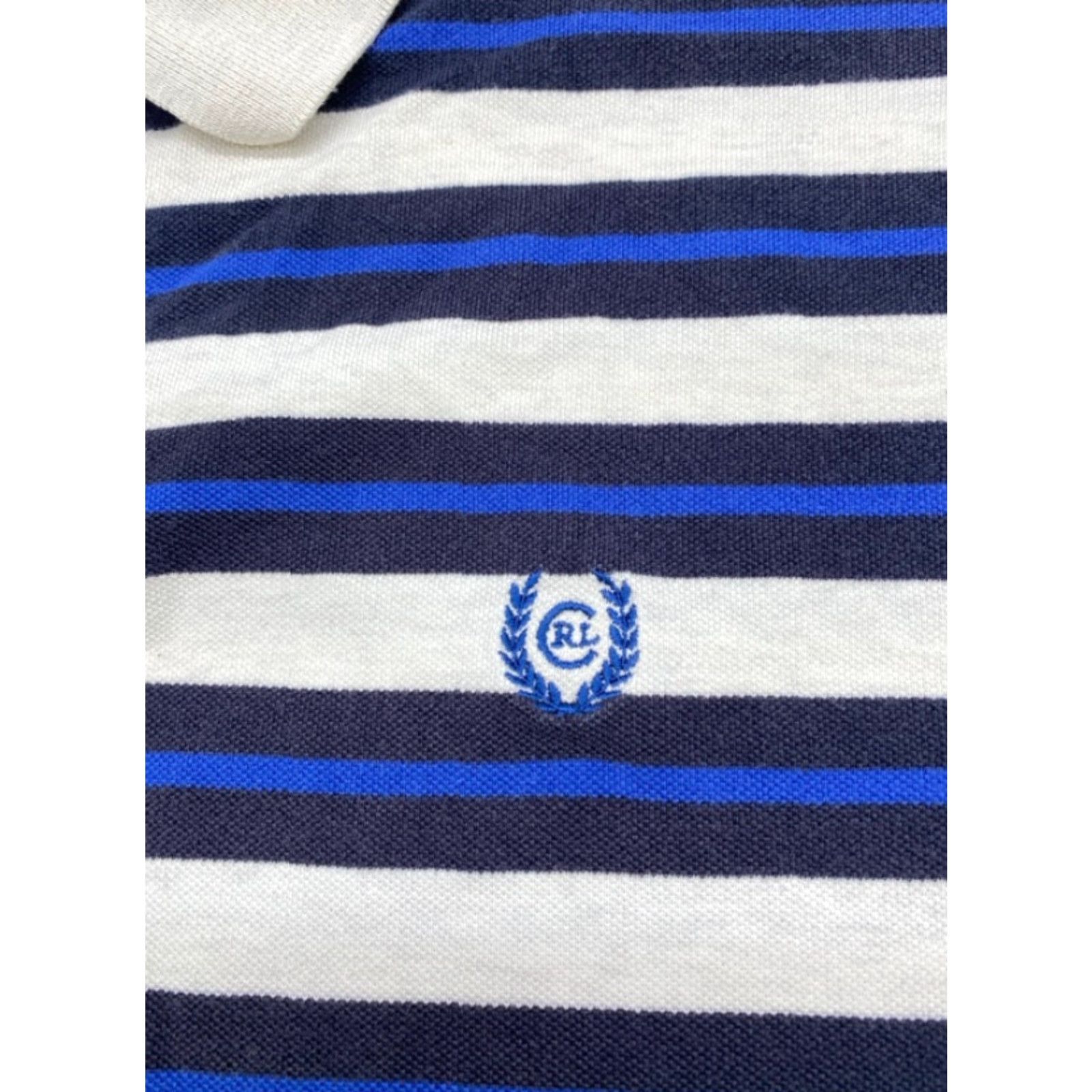 Chaps Chaps Polo Shirt Mens Large Short Sleeve Blue White Striped Polo Shirt Size US L / EU 52-54 / 3 - 4 Thumbnail