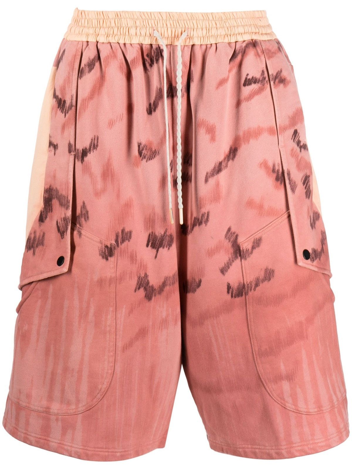 NAMESAKE Namesake Painter Printed Wide Leg Bermuda Shorts. Size US 34 / EU 50 - 1 Thumbnail