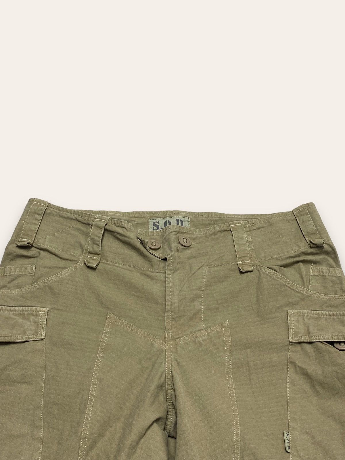 Vintage Vintage SOD MARINES Cargo Pants Sand Ripstop Fabric Size US 44 / EU 60 - 4 Thumbnail