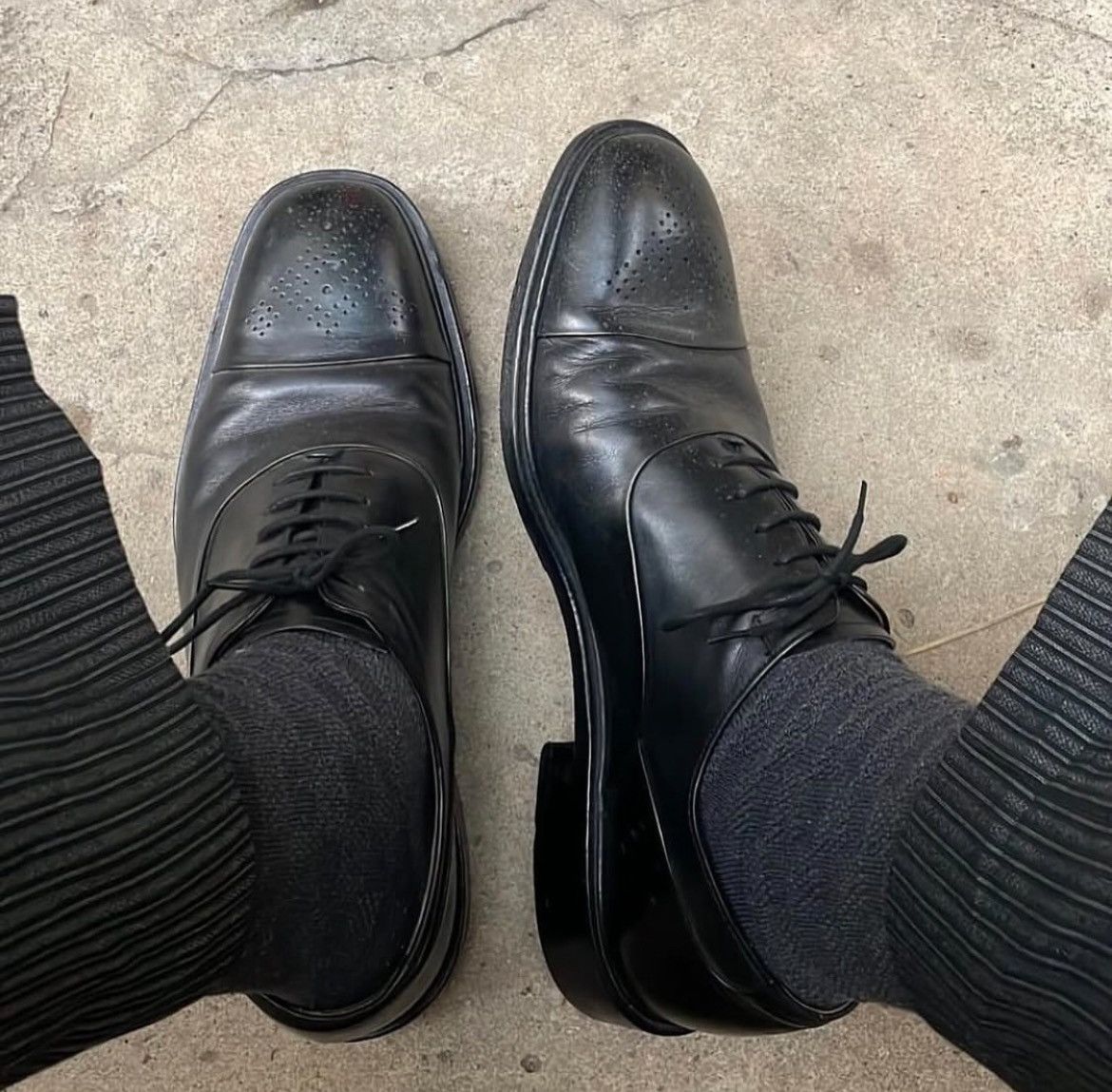Balenciaga × Other × Vintage Vintage Balenciaga Derby Shoes Size US 9.5 / EU 42-43 - 10 Thumbnail