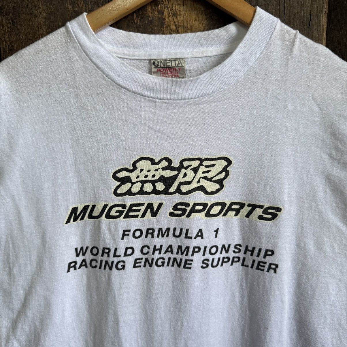 Honda Vintage Oneita Mugen Sports F1 Tshirt Size US L / EU 52-54 / 3 - 2 Thumbnail
