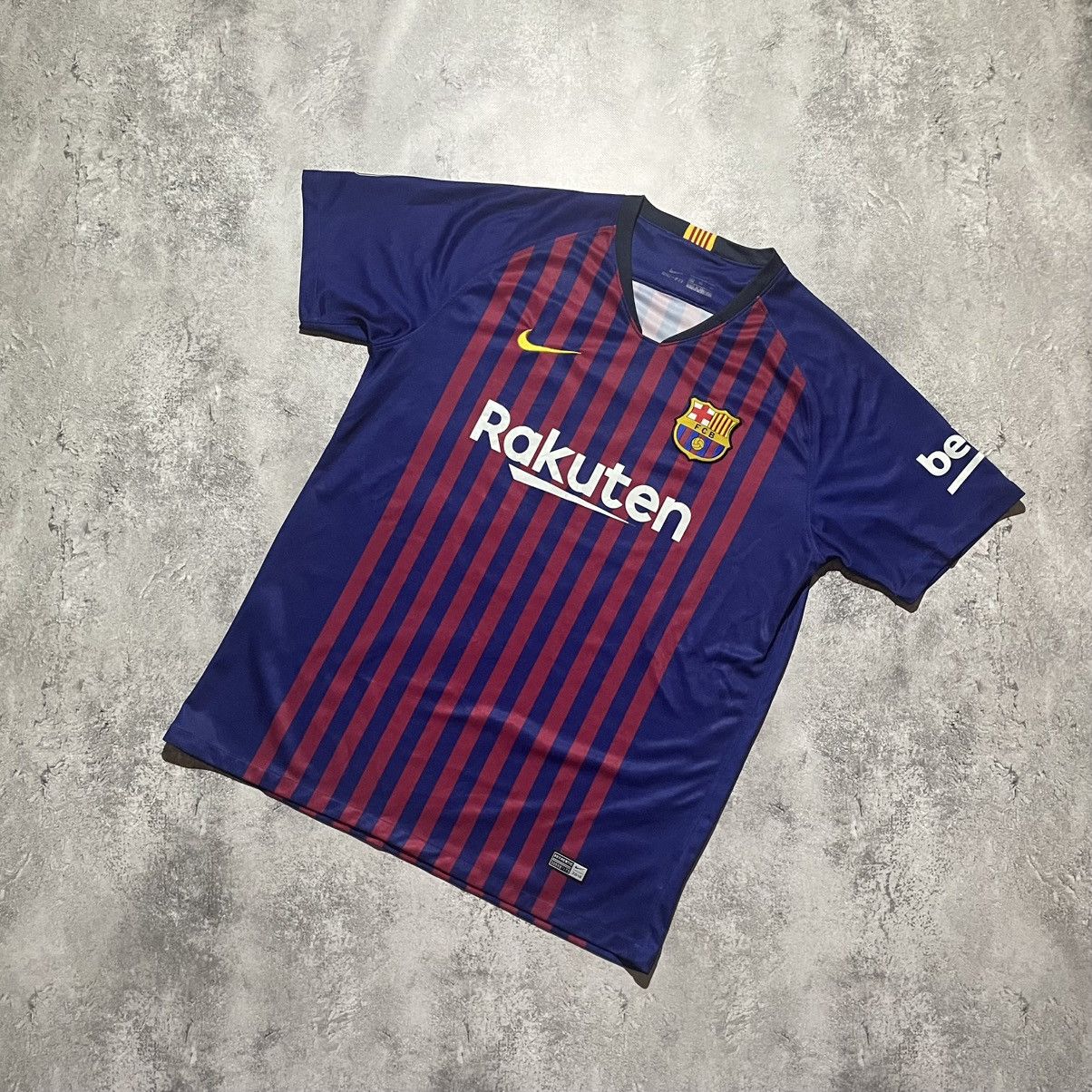 Other Barcelona 2018-2019 Jersey Home Shirt Nike Messi #10 Size US XL / EU 56 / 4 - 1 Thumbnail