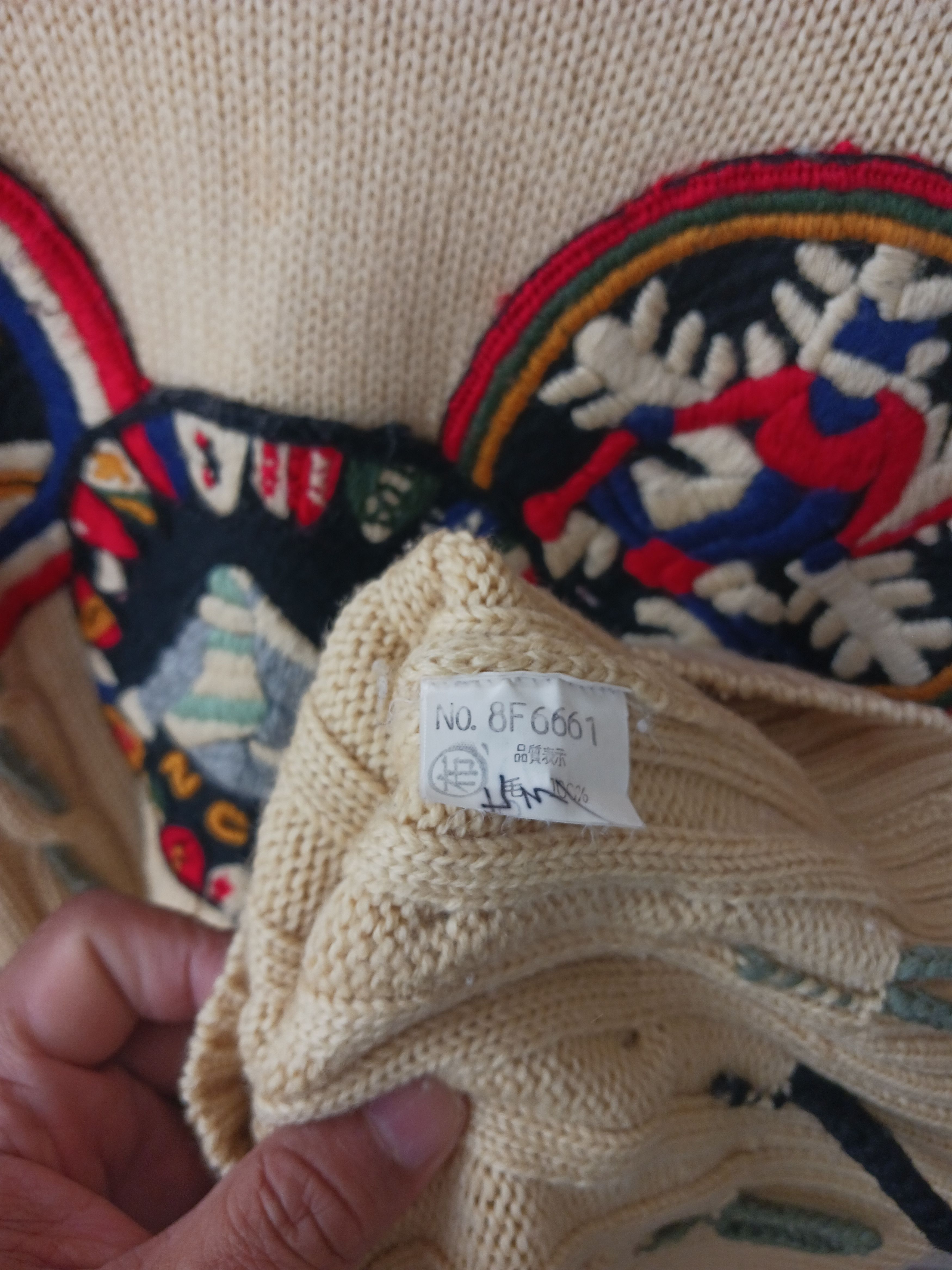 Hysteric Glamour × Nicole Club VINTAGE LUXURY NICOLE CLUB FOR MEN KNITTED SWEATER Size US M / EU 48-50 / 2 - 10 Thumbnail