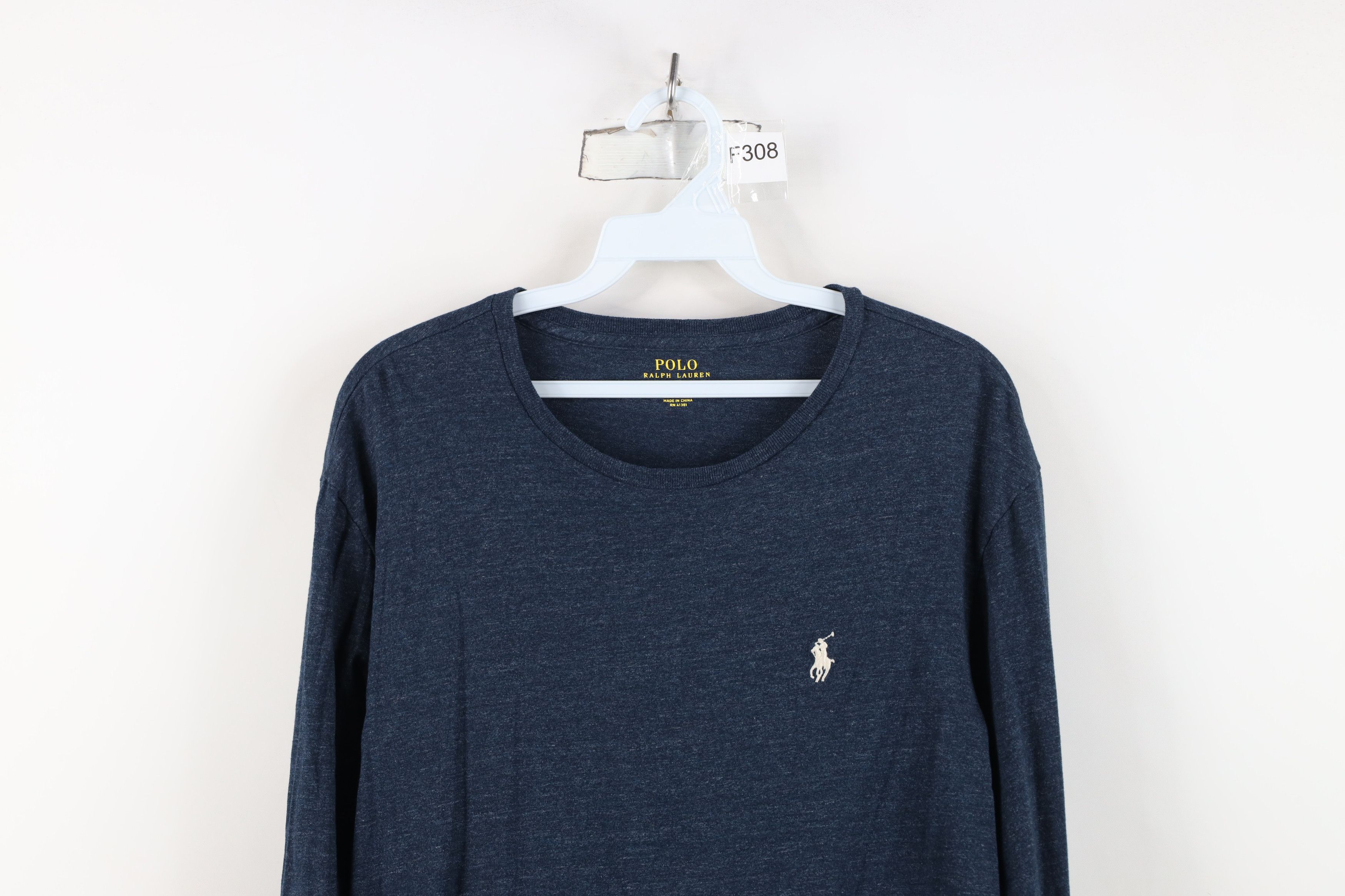 Ralph Lauren Vintage Y2K Ralph Lauren Long Sleeve T-Shirt Blue Cotton Size US S / EU 44-46 / 1 - 2 Thumbnail
