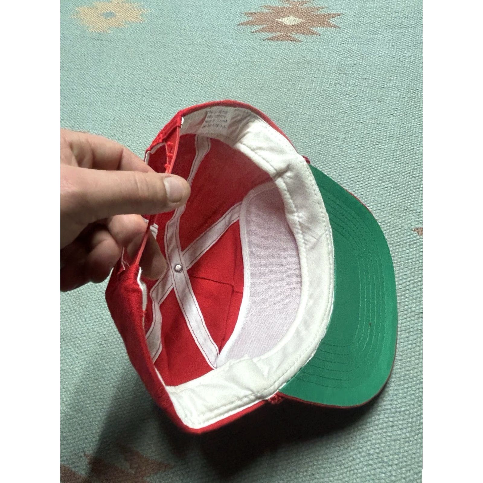 Vintage VINTAGE SnapBack Hat Cap Royal Canadian Whiskey Alcohol Drunk Red Adjustable Mens Cap Size ONE SIZE - 7 Thumbnail