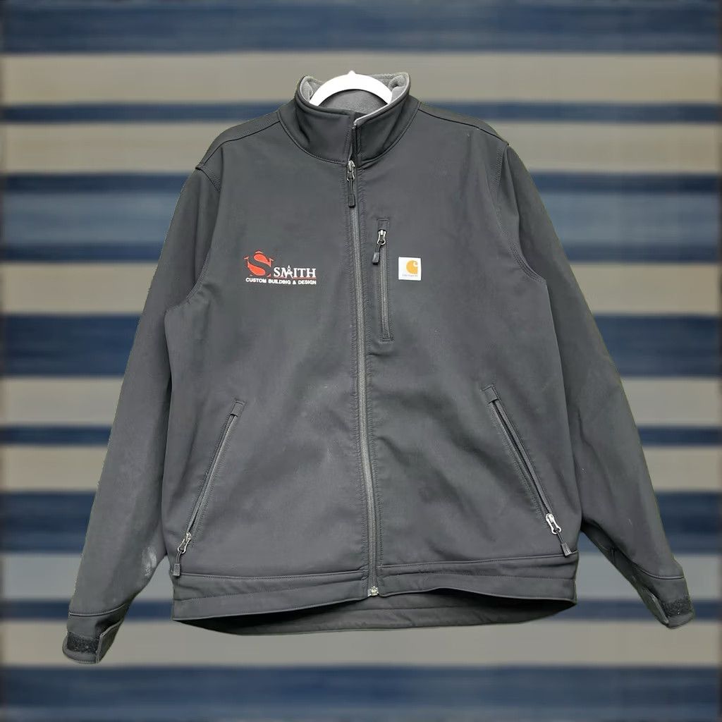 Carhartt Carhartt Crowley Soft Shell Jacket Rain Defender Mens Large Black Lined Size US L / EU 52-54 / 3 - 1 Thumbnail