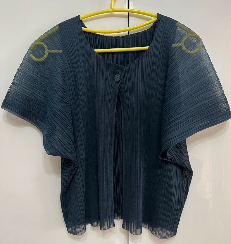Issey Miyake Issey Miyake PP Layered Sheer Top - dmc Size US L / EU 52-54 / 3 - 1 Thumbnail