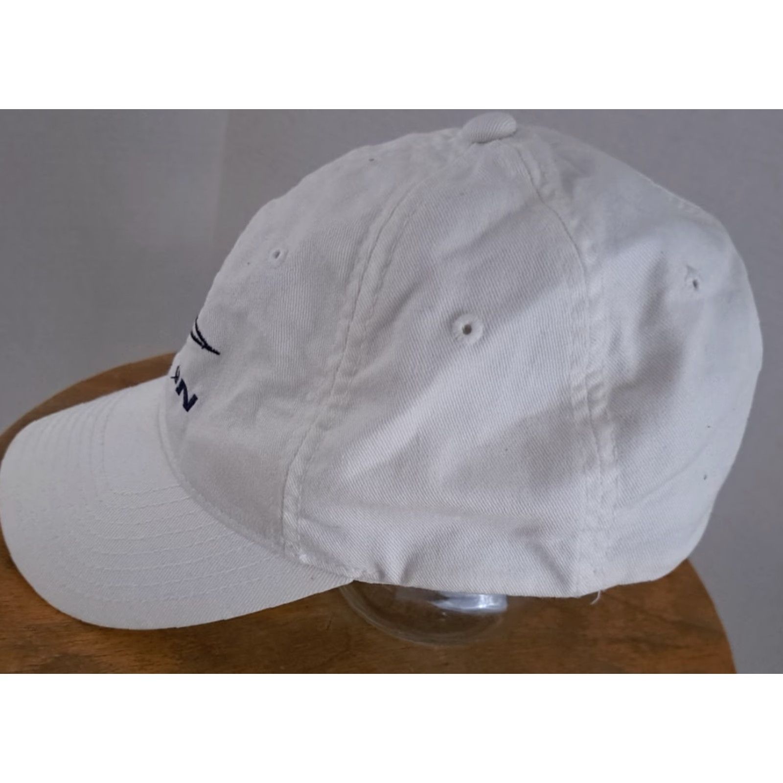 Vintage VINTAGE Easton Sports Fitted Flex Fit Sm/Med White Baseball Cap White Cotton Unisex Adults Adjustable Cap Mens Womens Boys Girls Size ONE SIZE - 3 Thumbnail