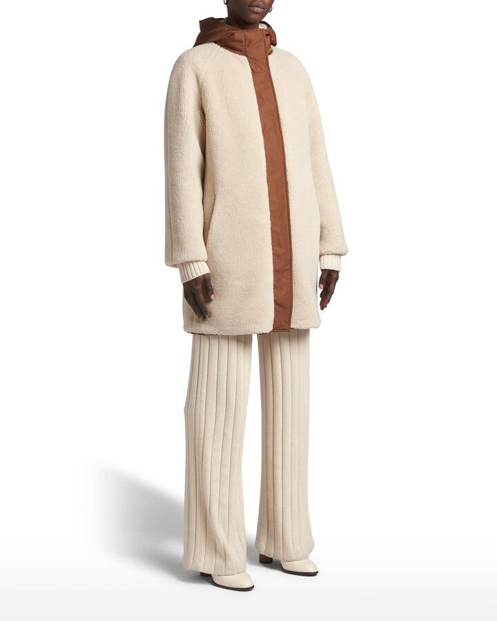 Loro Piana o1srvl11e0824 Reversible Conway Parka Jacket in Beige/Brown Size M / US 6-8 / IT 42-44 - 3 Thumbnail