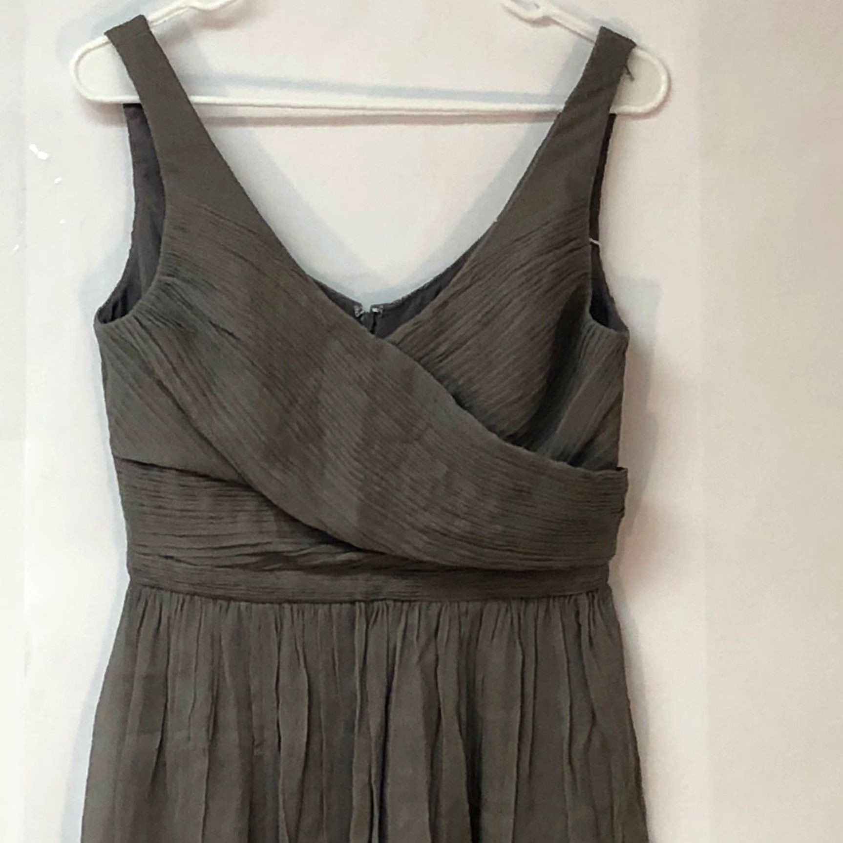 slim fit dress slacks New J Crew Long Sleeve Belted Knit Dress in Frosty Olive Green, Size S –  The Mustard Dandelion main image 1