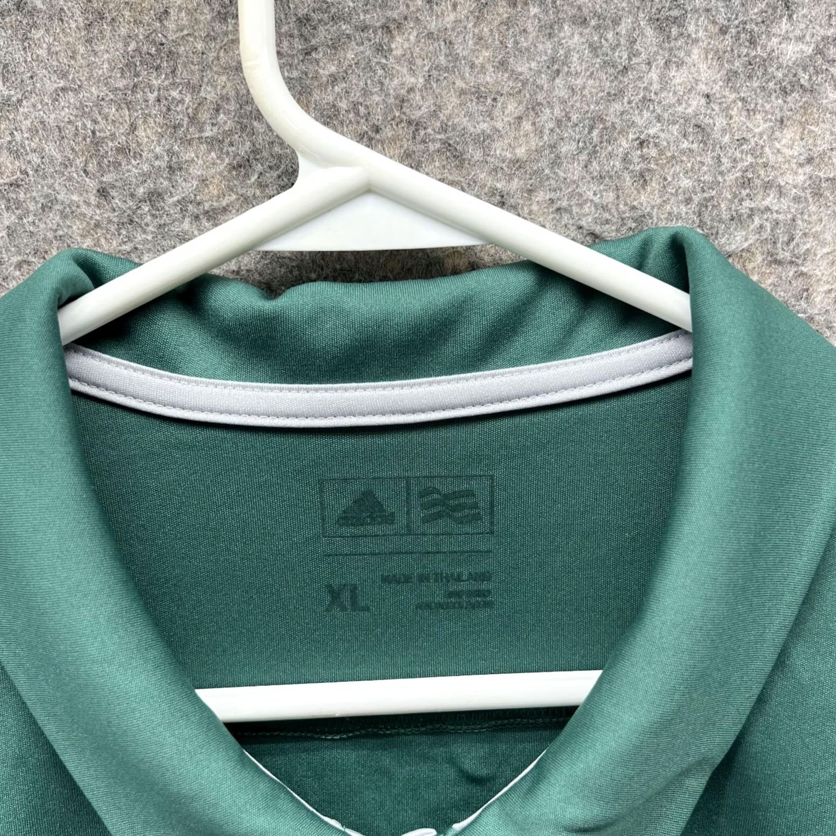 Adidas VINTAGE Adidas Polo Shirt Men XL Green Athletic Polyester Golf Golfer VTG Size US XL / EU 56 / 4 - 5 Thumbnail