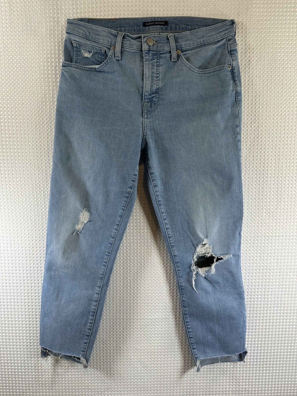 Lucky Brand Lucky Brand Mid Rise Ava Crop Skinny Jeans Size 32" / US 10 / IT 46 - 5 Thumbnail