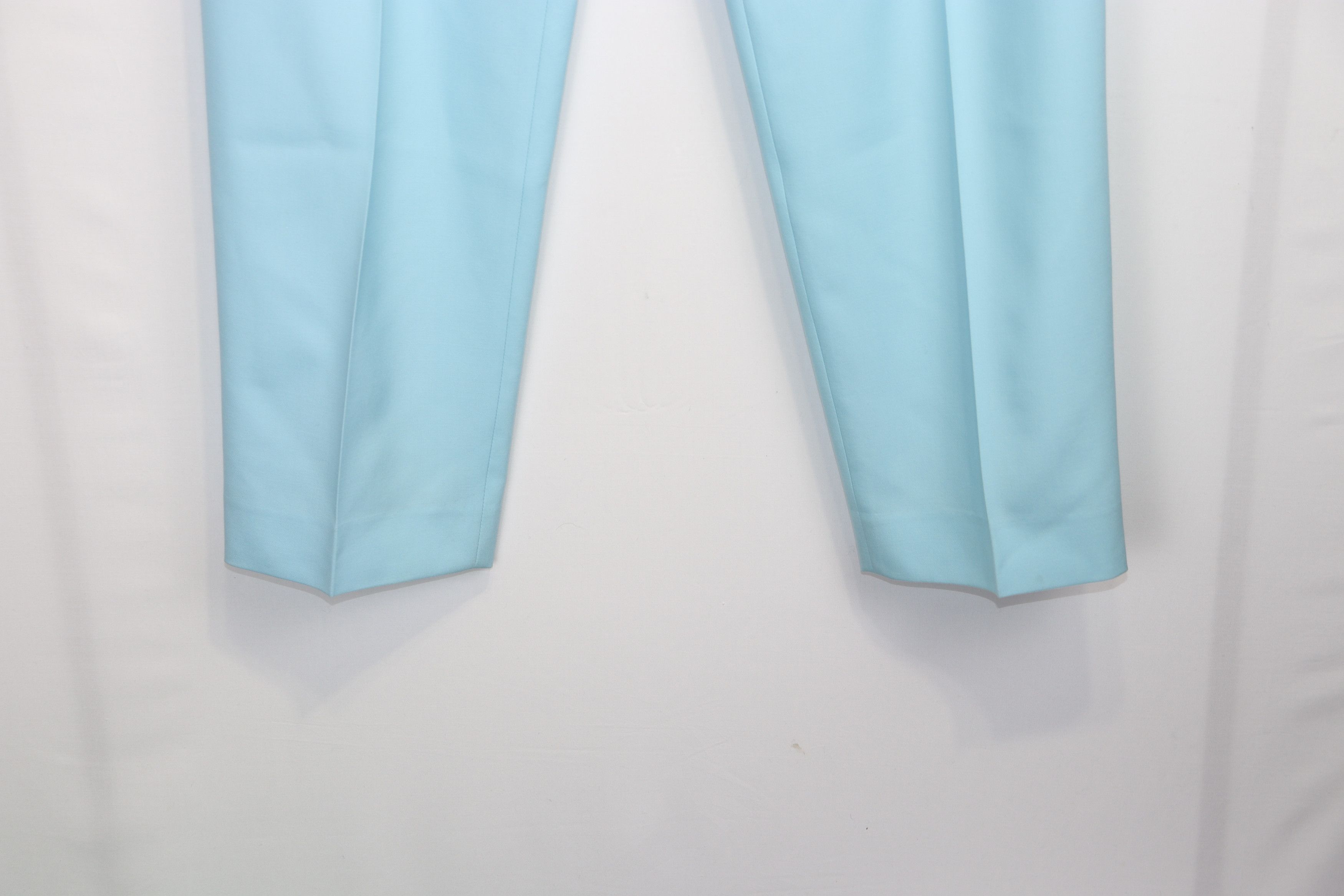 Bottega Veneta o1rshd1 Light Wool Twill Trousers in Pale Blue Size US 32 / EU 48 - 5 Thumbnail