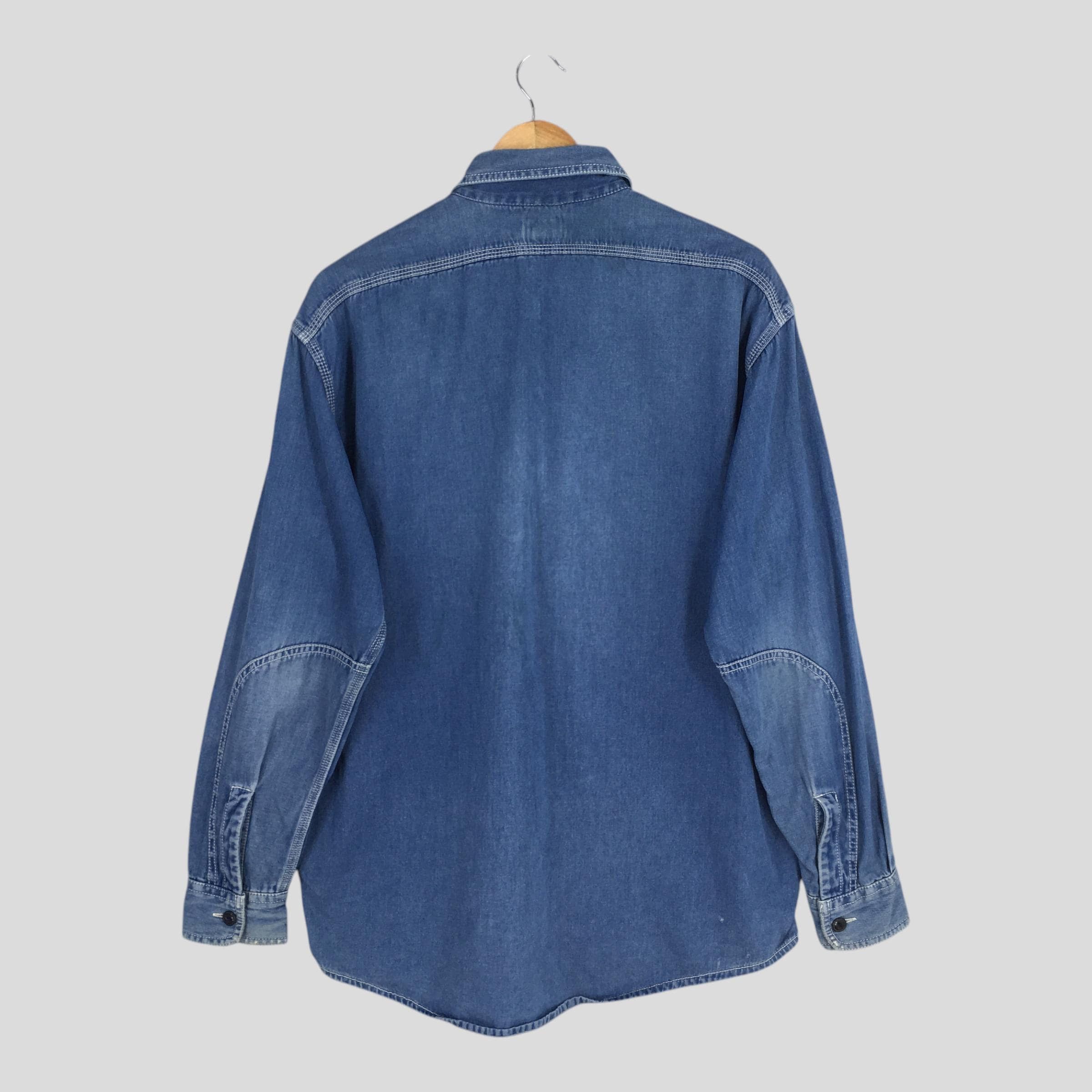 Diesel Vintage Diesel Workwear Denim Shirt Medium Size US M / EU 48-50 / 2 - 7 Thumbnail