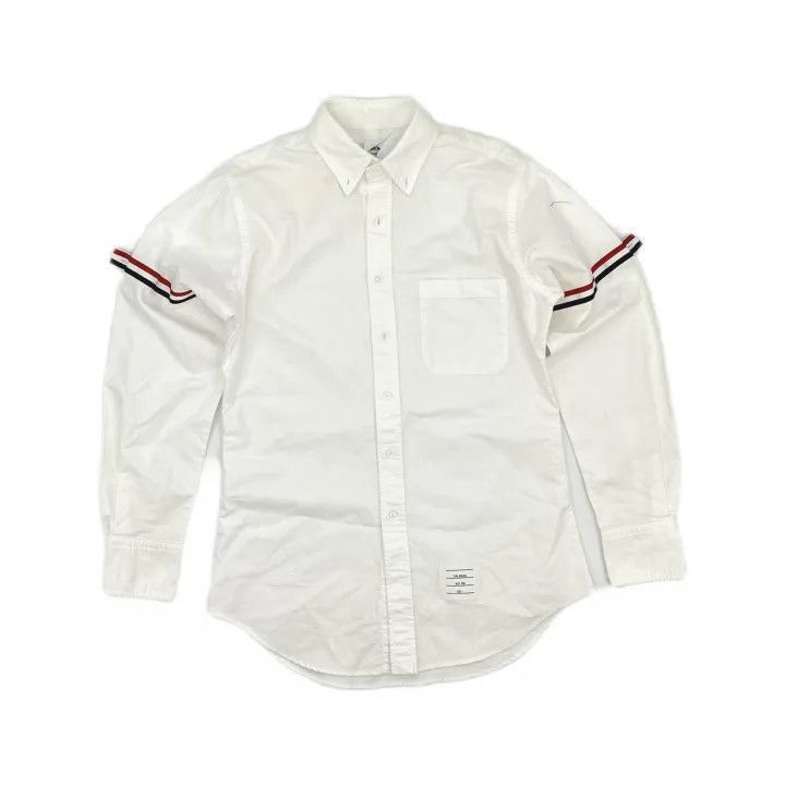 Thom Browne Thom Browne Classic Striped Long Sleeve Shirt -2507 Size US S / EU 44-46 / 1 - 8 Thumbnail