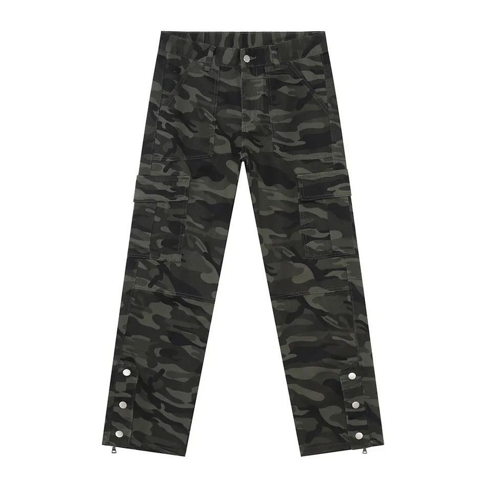 Japanese Brand Retro high street camouflage zipper jeans Size US 32 / EU 48 - 5 Thumbnail