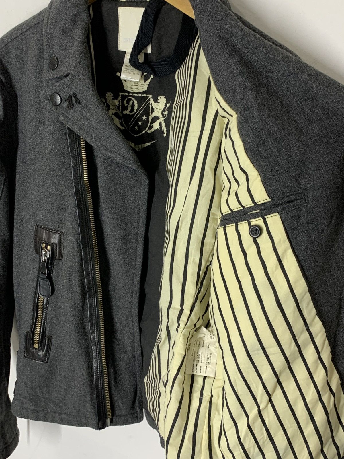 Diesel Vintage DIESEL Double Collar Wool Jacket Size US M / EU 48-50 / 2 - 6 Thumbnail