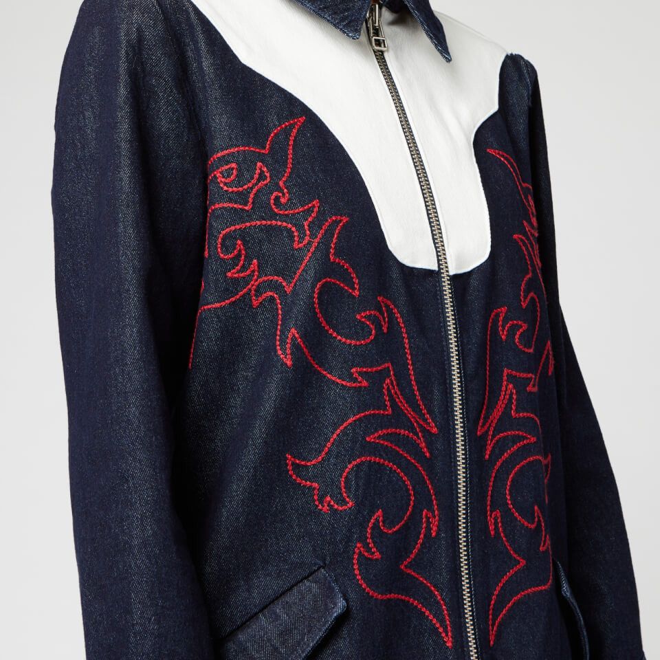 Levi's NWT Levi's Denim Empire Western Coat Long Jacket XS Size XS / US 0-2 / IT 36-38 - 3 Thumbnail