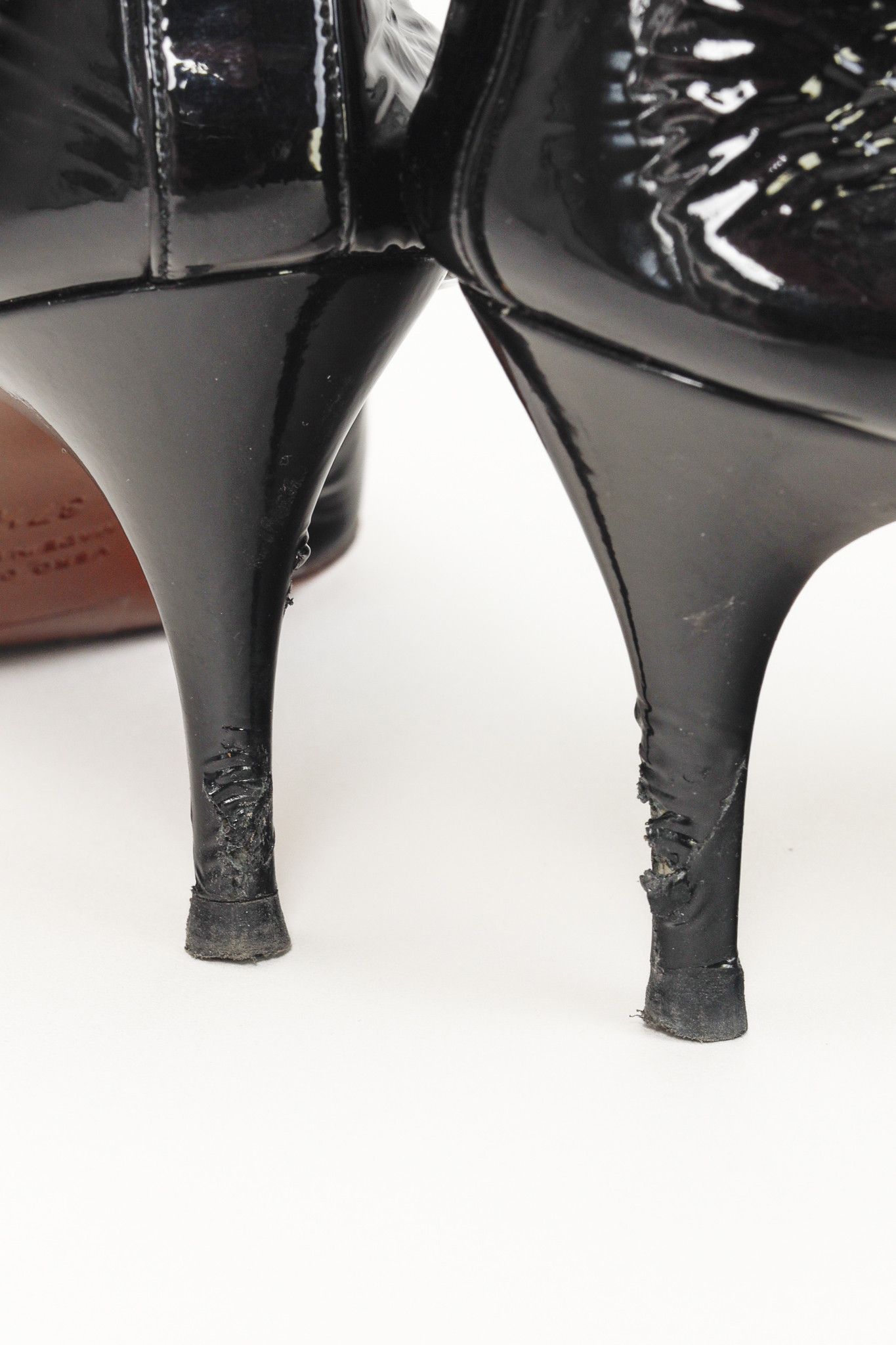 Lanvin Lanvin Black Patent Low Heel Ballet Pump Size US 7 / IT 37 - 8 Thumbnail