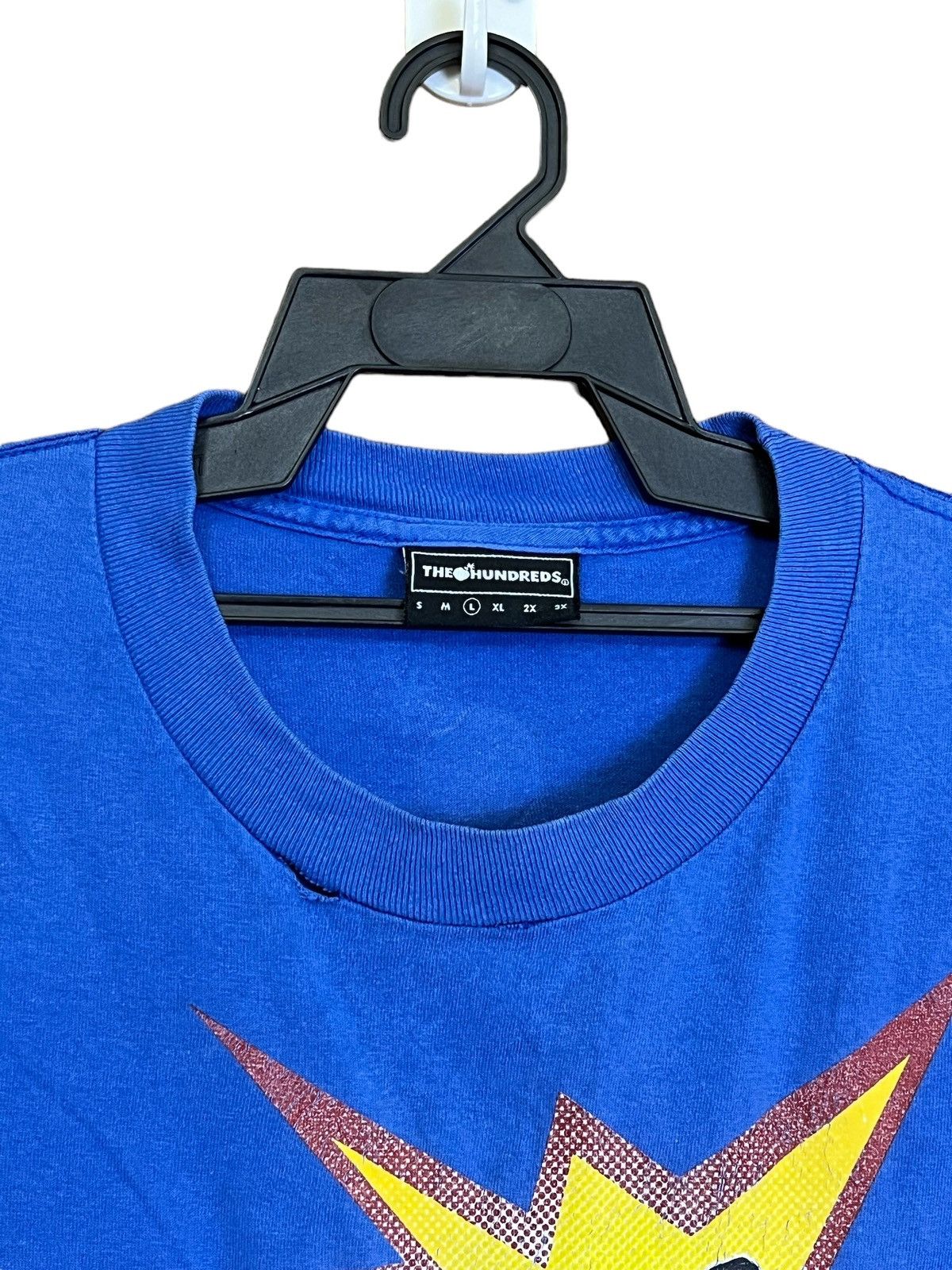 The Hundreds DISTRESSED🔥THE HUNDREDS BLUE FADED TEE SHIRT Size US L / EU 52-54 / 3 - 4 Thumbnail