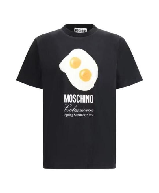 Moschino MOSCHINO Men T-Shirts 251ZZ07150241 1555 Black Size US L / EU 52-54 / 3 - 1 Thumbnail