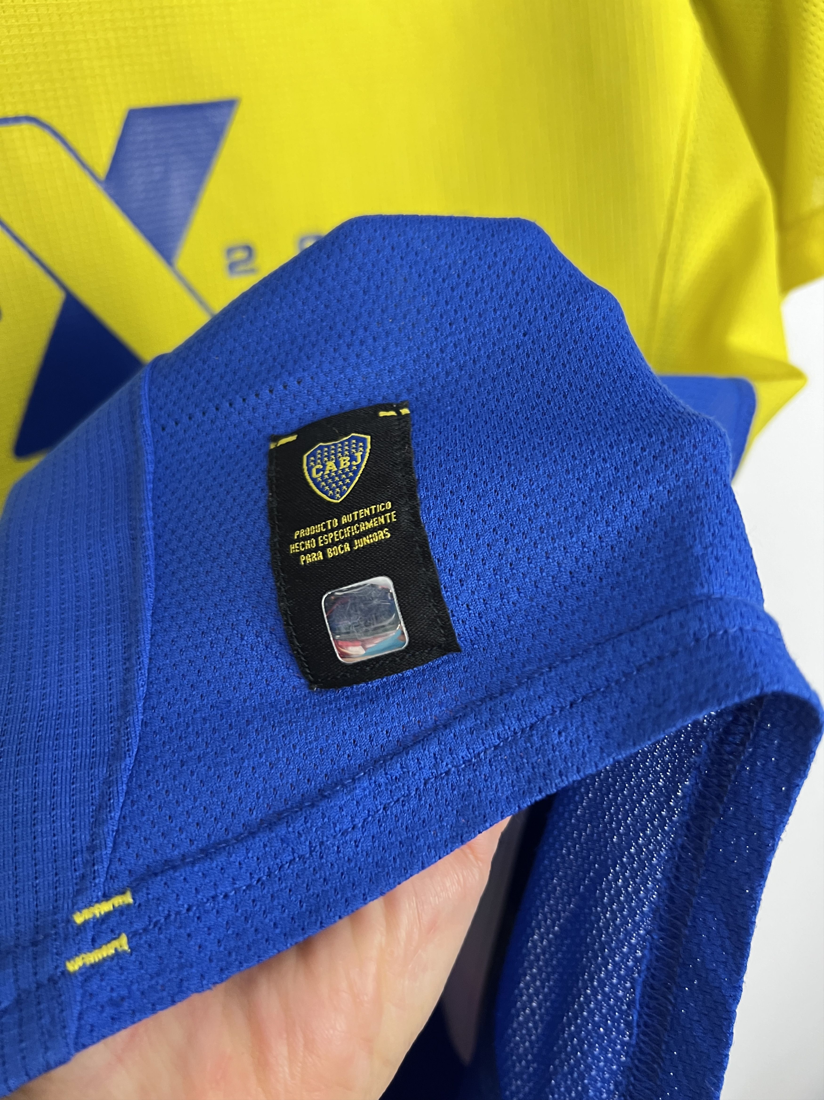 Nike Boca Juniors Home football shirt 2005 Soccer Jersey Trikot Size US L / EU 52-54 / 3 - 4 Thumbnail