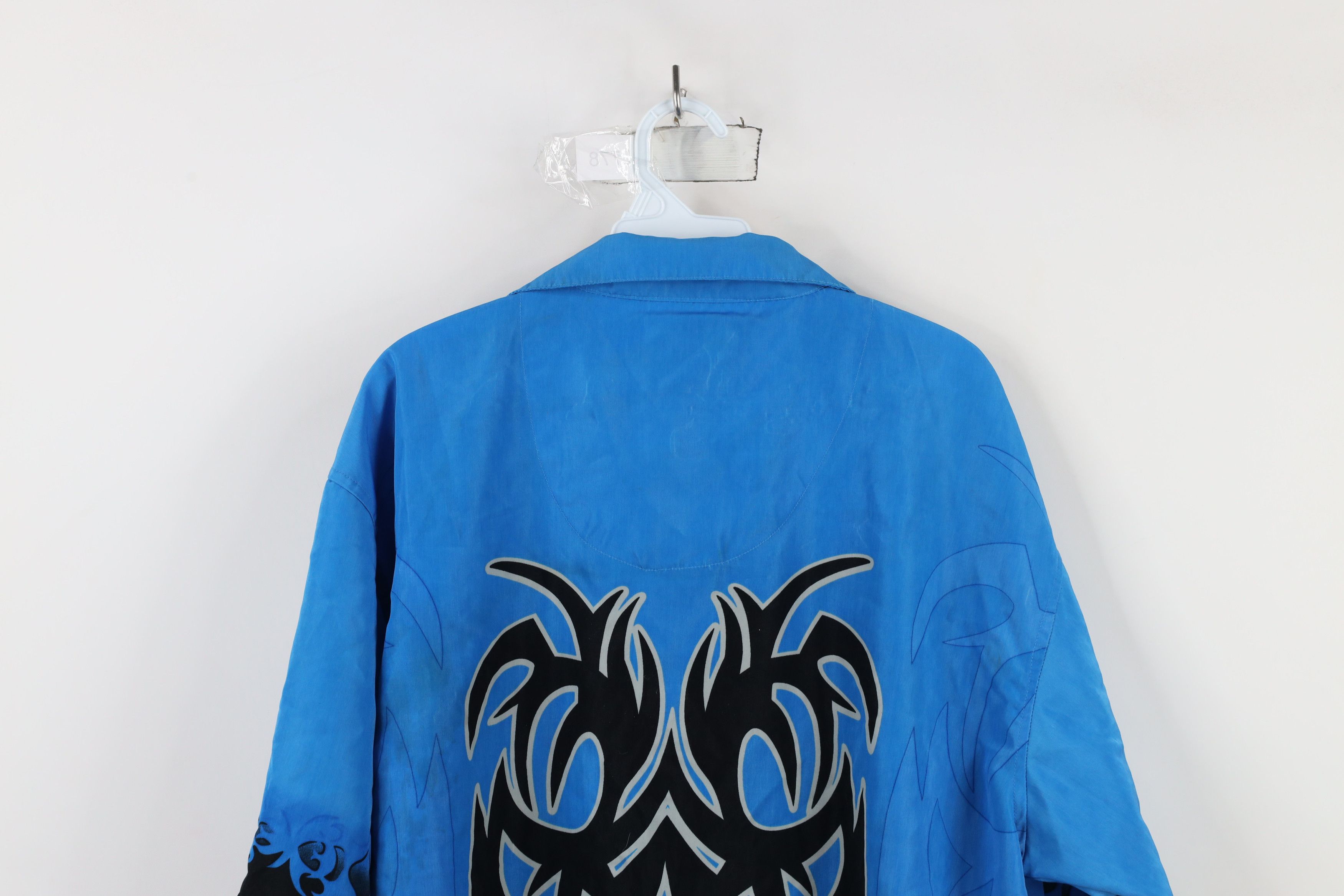 Vintage Vintage 90s Y2K Streetwear Tribal Gambler Poker Button Shirt Size US L / EU 52-54 / 3 - 15 Thumbnail
