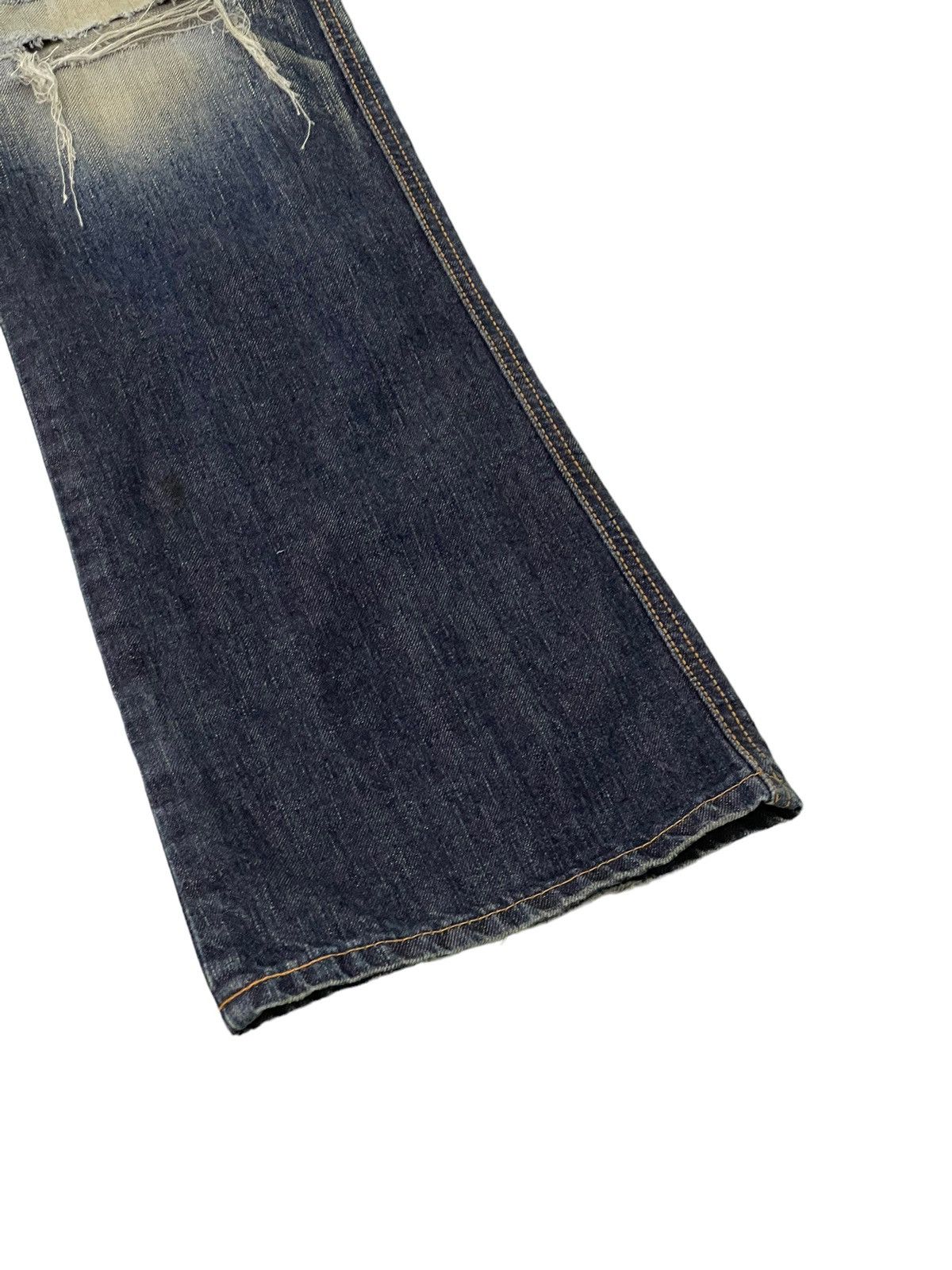Edwin Flare Jeans Edwin Japan Mud Wash Distress Boot Cut 7🟦8 Size US 32 / EU 48 - 4 Thumbnail