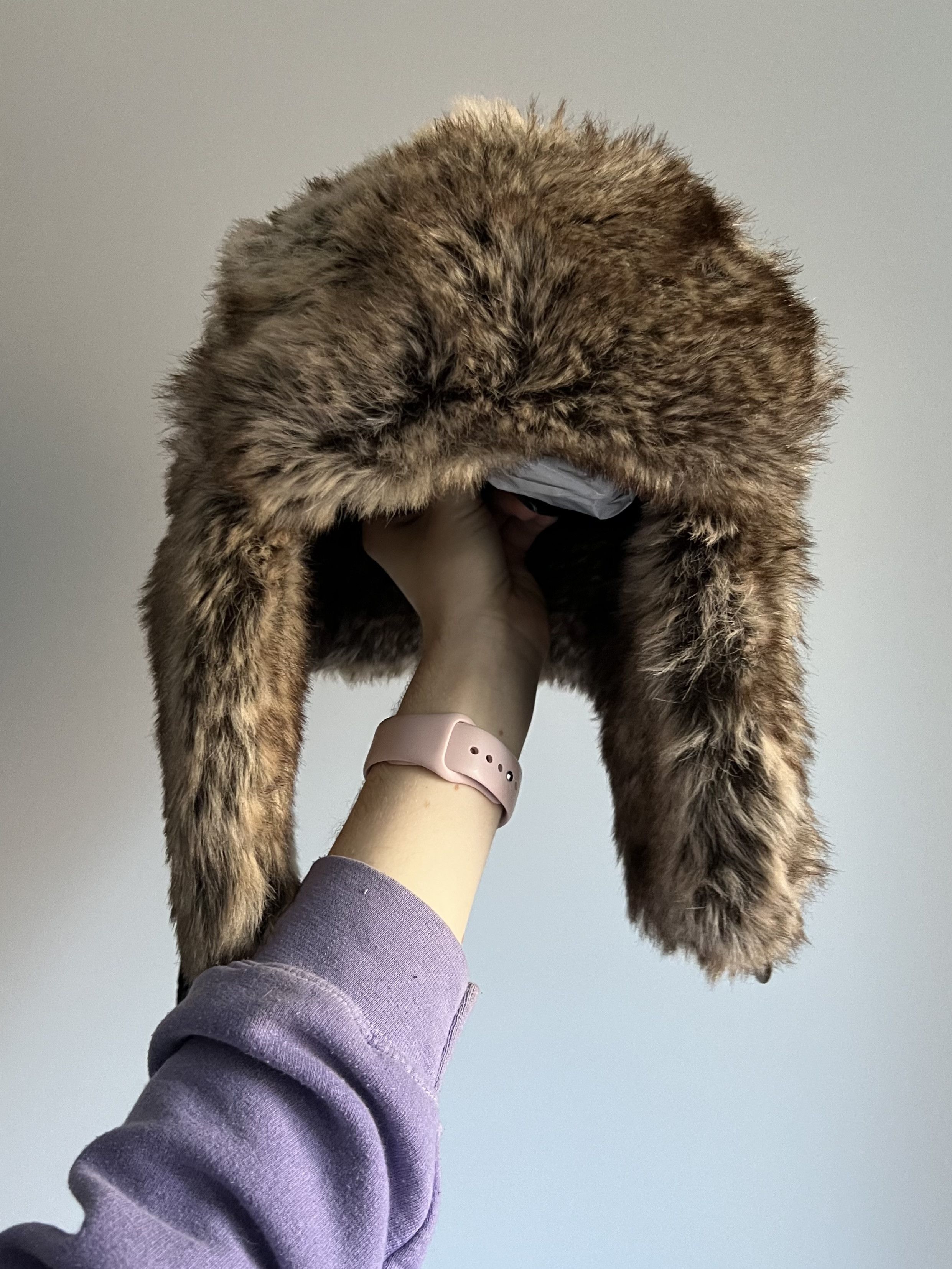 Japanese Brand Alt Ushanka Fuzzy Trapper Fur Winter Hat Size ONE SIZE - 3 Thumbnail