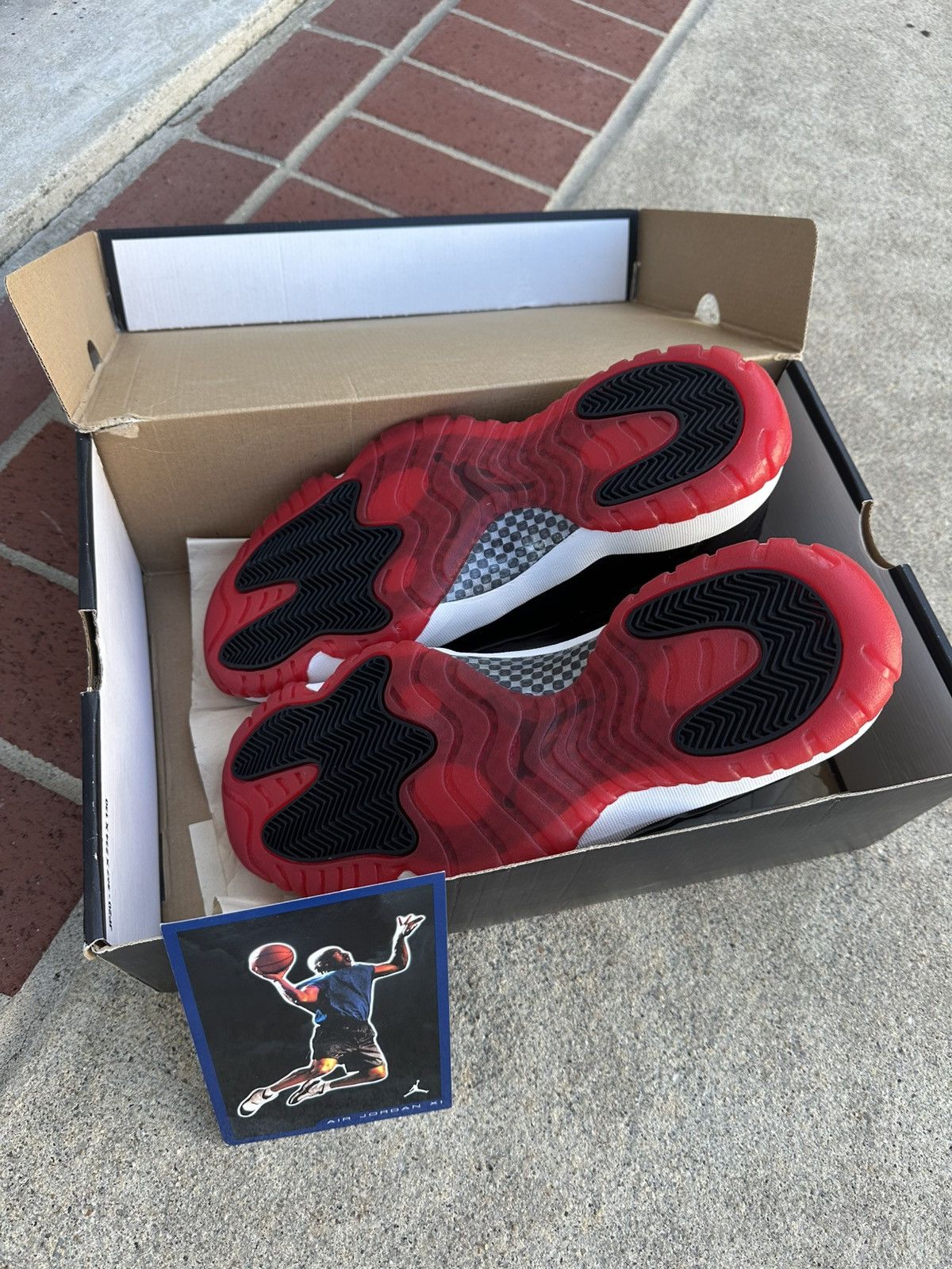 Jordan Brand × Nike Jordan 11 Bred (2001s) Size US 12 / EU 45 - 6 Thumbnail
