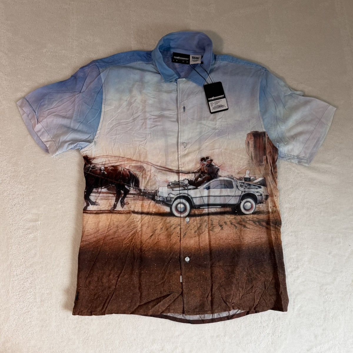 The Hundreds The Hundreds x Back To The Future Short Sleeve Button-Up Size US L / EU 52-54 / 3 - 1 Thumbnail