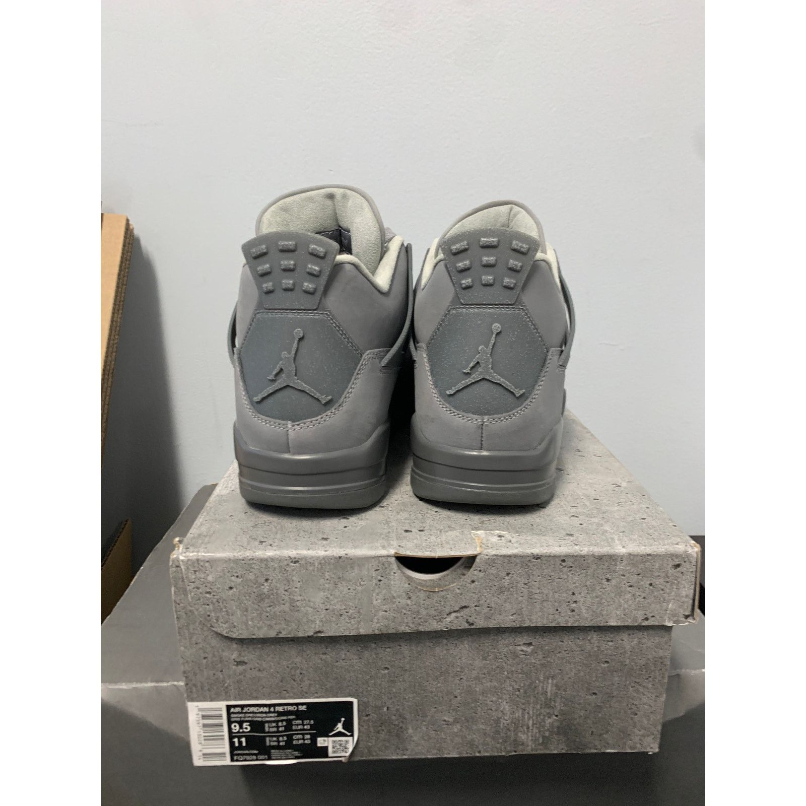 Nike Nike Jordan 4 Retro SE Paris Olympics Wet Cement Size 9.5 Size US 9.5 / EU 42-43 - 4 Thumbnail