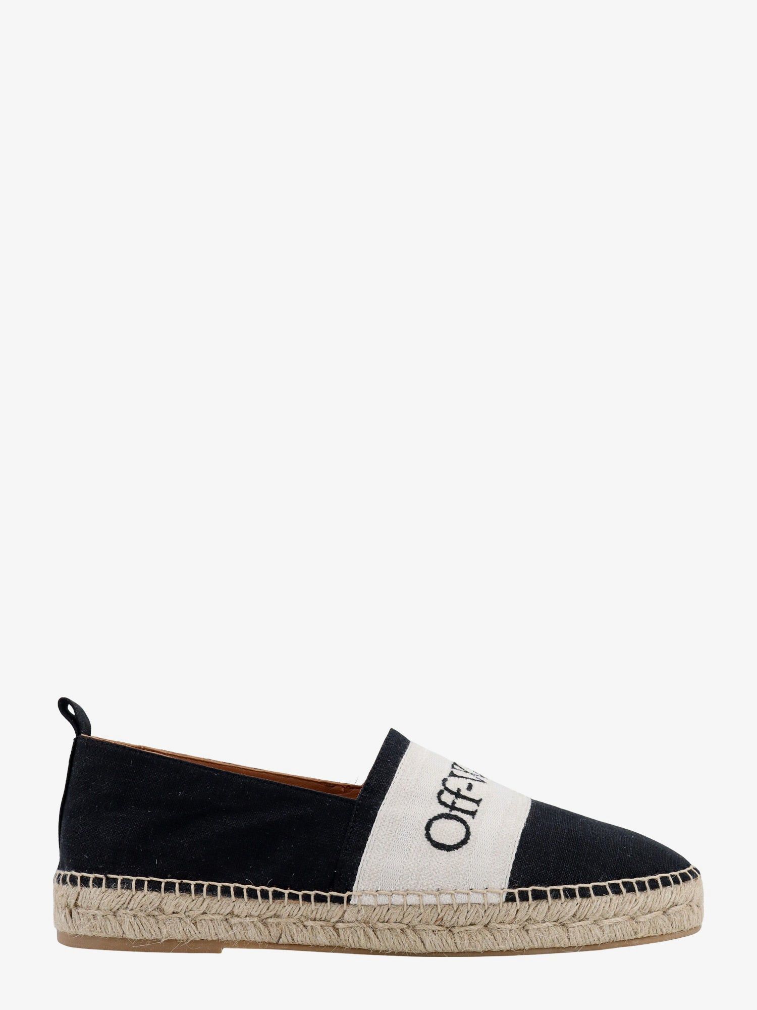 image of Off White Bookish Man Black Espadrilles Shoes, Men's (Size 12)
