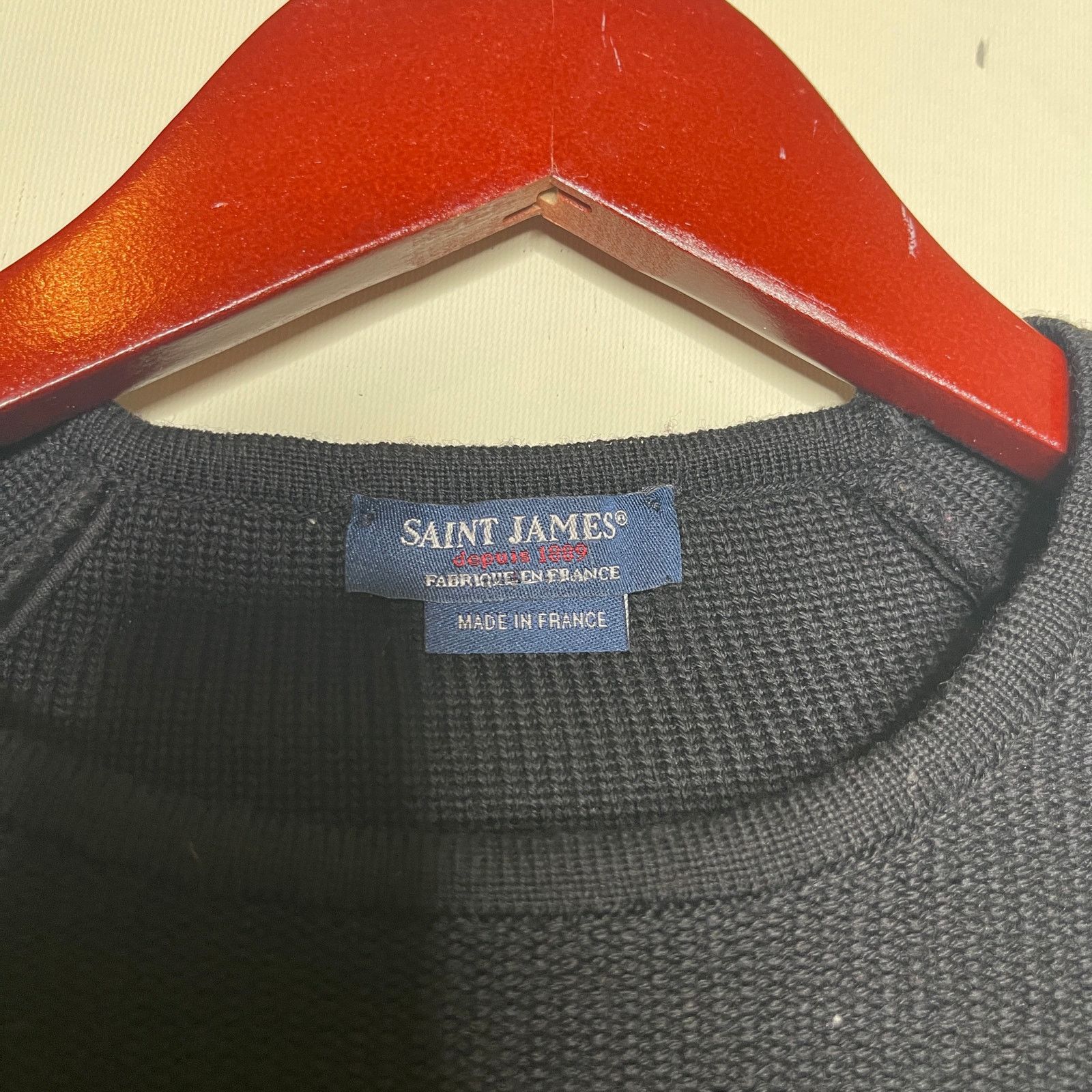 Saint James Saint James France wool black knitted long sleeve top sz 6 Size M / US 6-8 / IT 42-44 - 2 Thumbnail