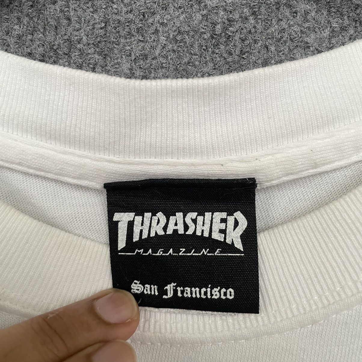 Thrasher × Vintage Vintage 2000s Thrasher Magazine Japan Edition Skater Tee Size US L / EU 52-54 / 3 - 3 Thumbnail