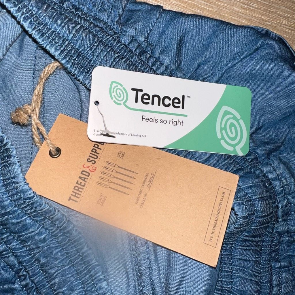 Other Thread & Supply Chambray Denim Joggers Tencel Sustainable Fabric Lightweight XS Size 25" / US 0 / IT 36 - 5 Thumbnail