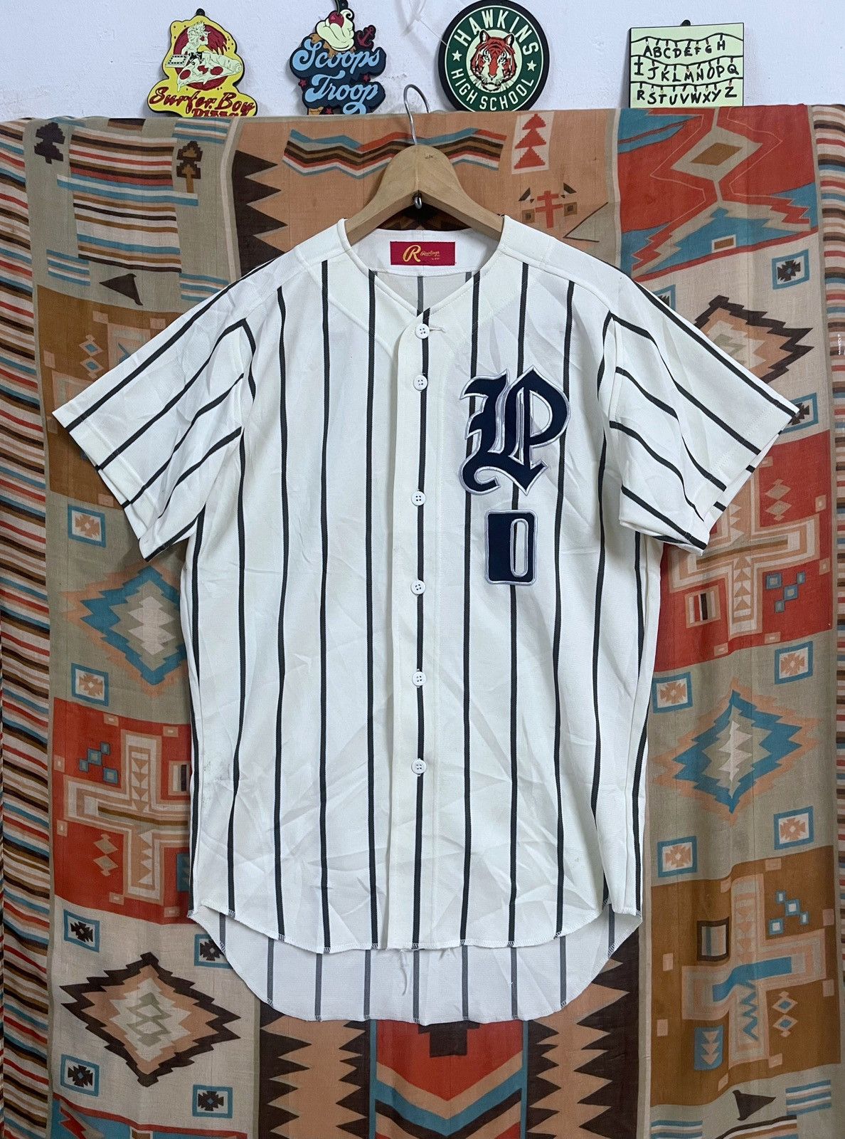 Asics × Vintage Vintage Baseball Jersey L Rawlings by Asisc Japan J League Size US L / EU 52-54 / 3 - 1 Thumbnail