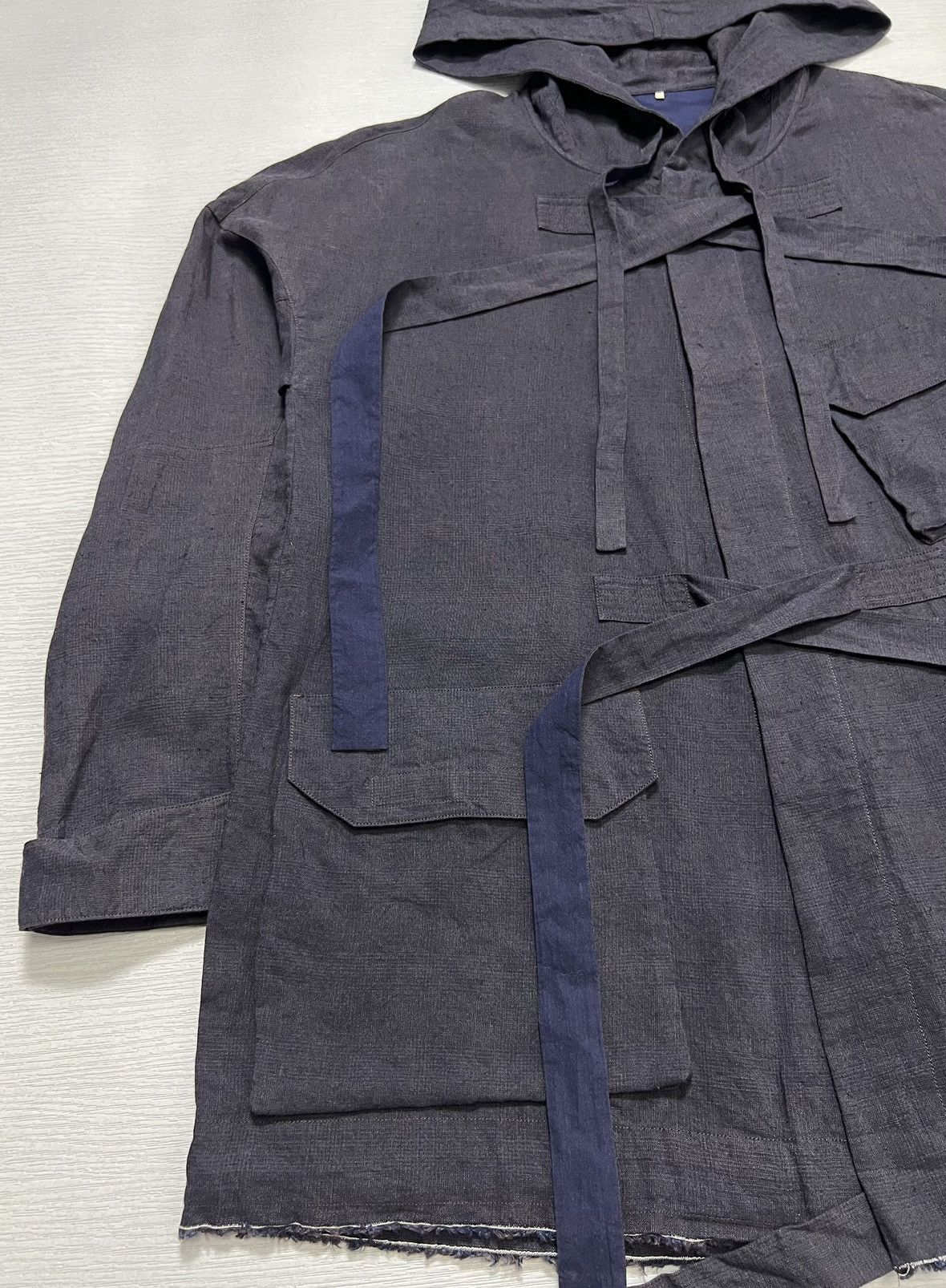 Ziggy Chen Ziggy Chen - S/S 17’ - Button Up Bondage Cotton/Linen Parka Size US S / EU 44-46 / 1 - 10 Thumbnail