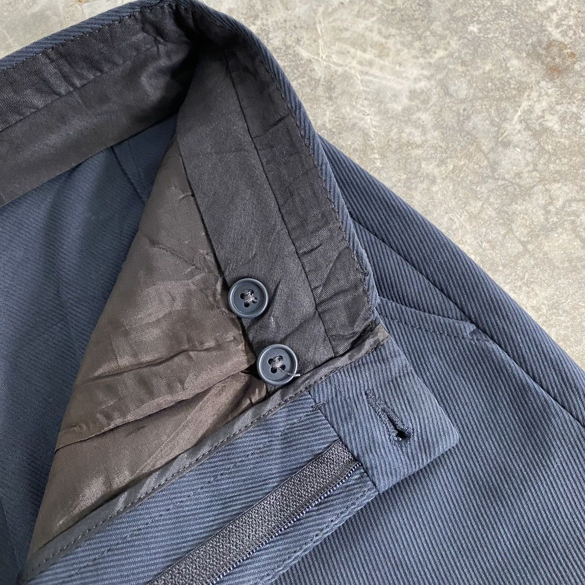 Emporio Armani 1990’s Emporio Armani Twill Cotton Wide Trouser Pants Size US 31 - 10 Thumbnail