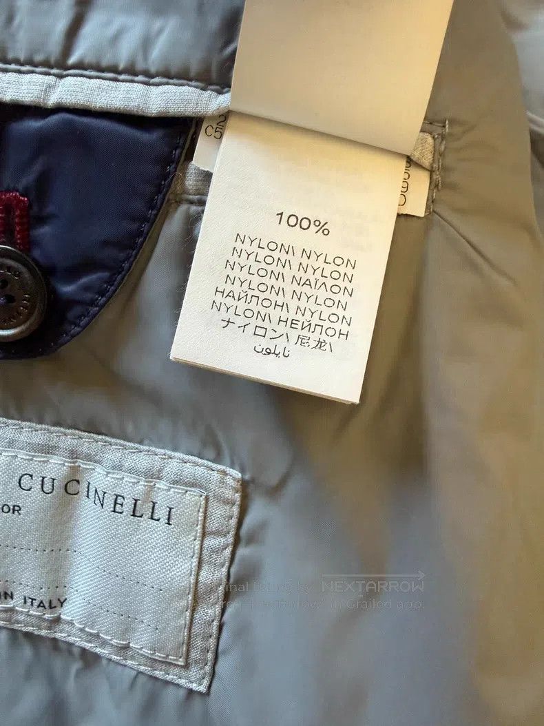 Brunello Cucinelli Brunello Cucinelli Classic Tech Nylon Hooded Goose Down Ja Size US XS / EU 42 / 0 - 7 Thumbnail