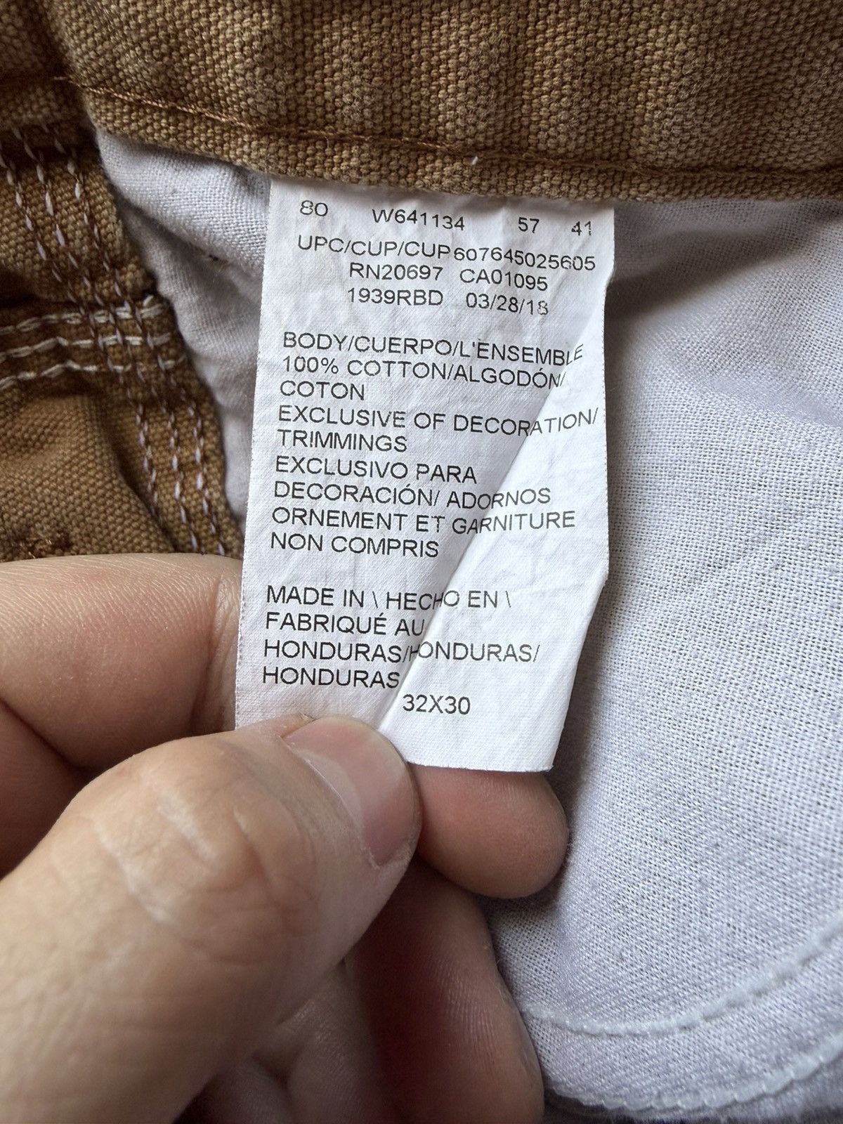 Dickies Distressed tan Dickies carpenter work pants Size US 32 / EU 48 - 6 Thumbnail