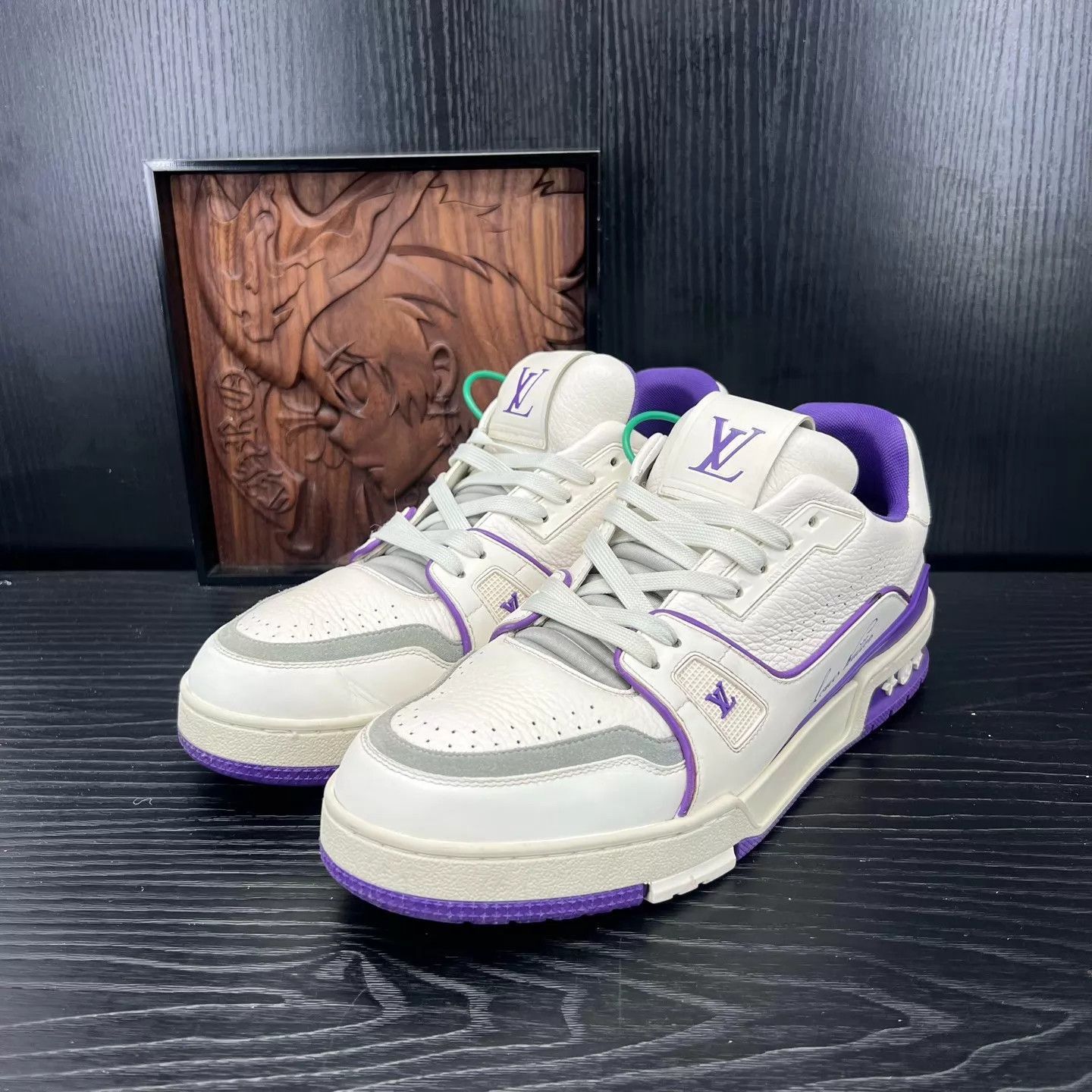 Louis Vuitton White Low-Top Sneakers Size 8 Size US 8 / EU 41 - 1 Thumbnail